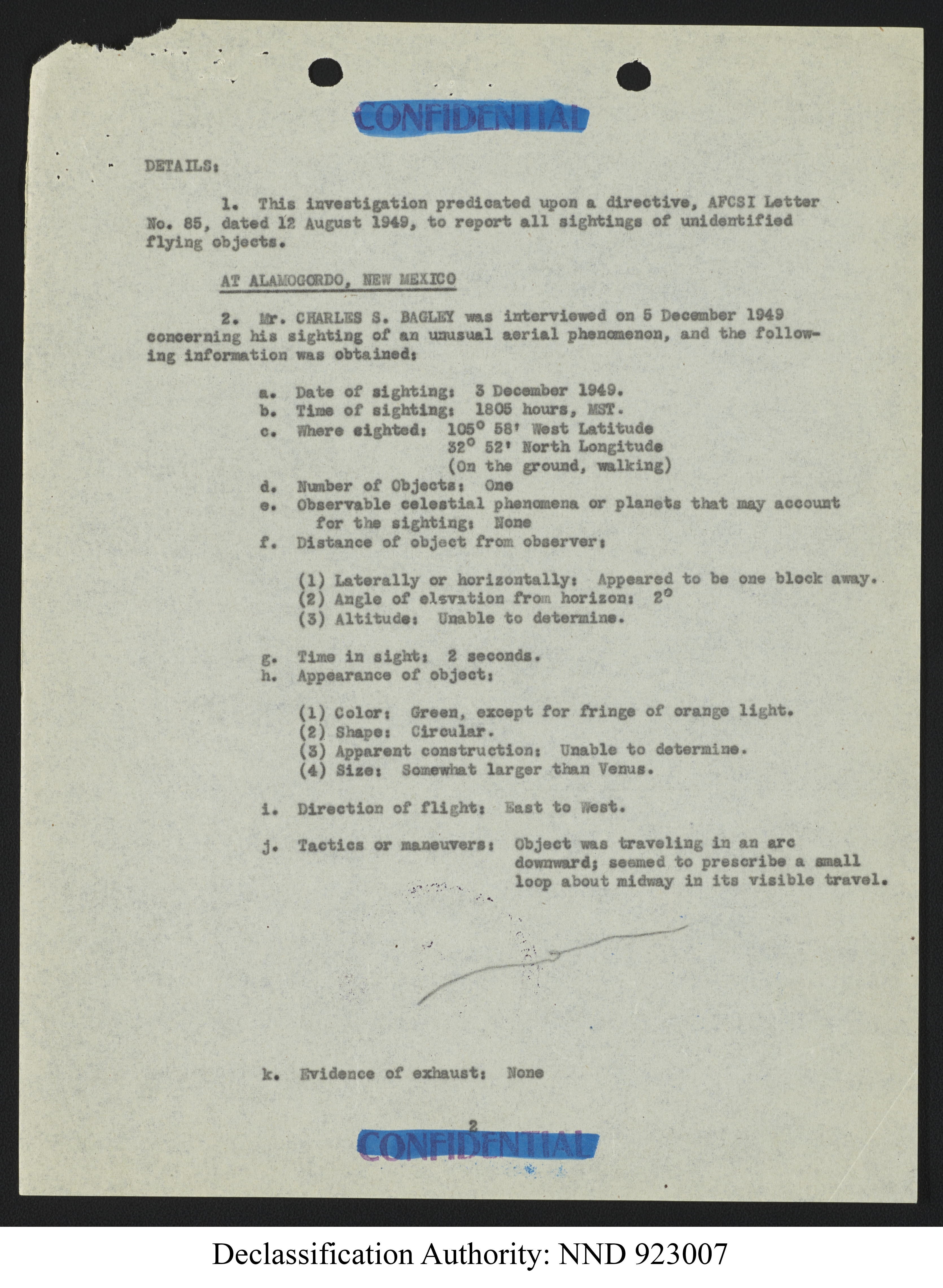 Doctor Edward Condon, University of Colorado Physicist Studying Unidentified Flying Objects