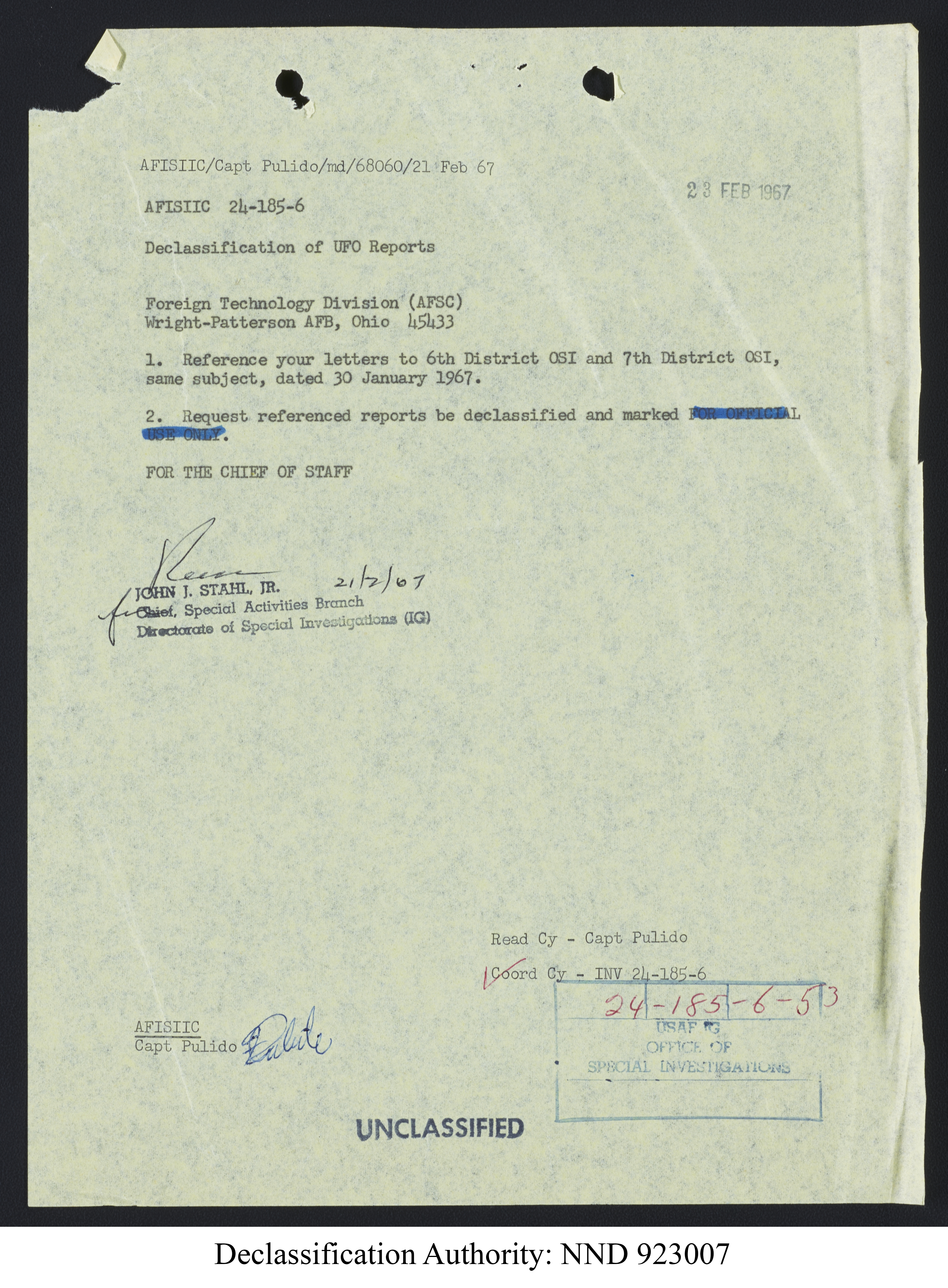 Doctor Edward Condon, University of Colorado Physicist Studying Unidentified Flying Objects