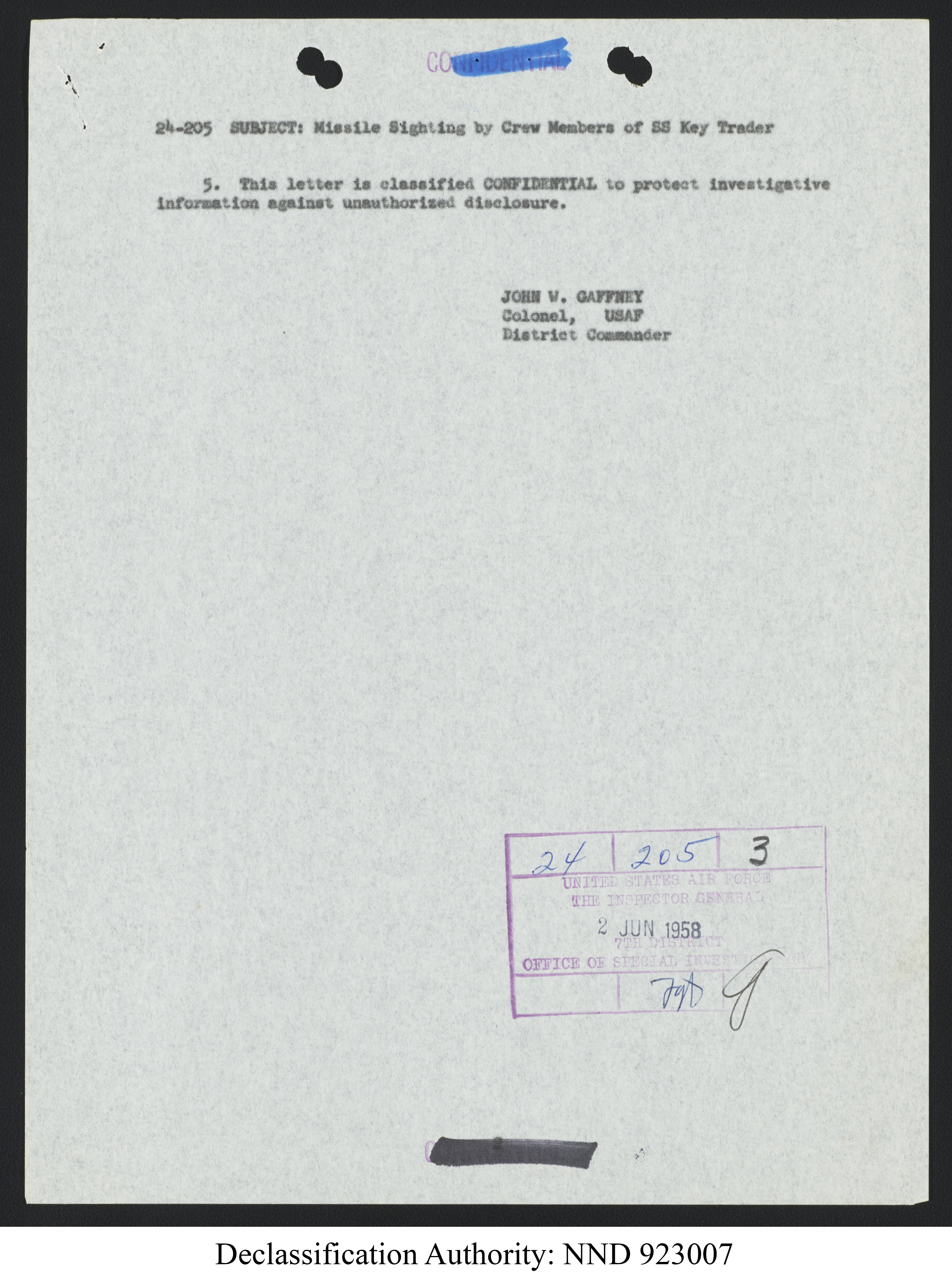 Doctor Edward Condon, University of Colorado Physicist Studying Unidentified Flying Objects