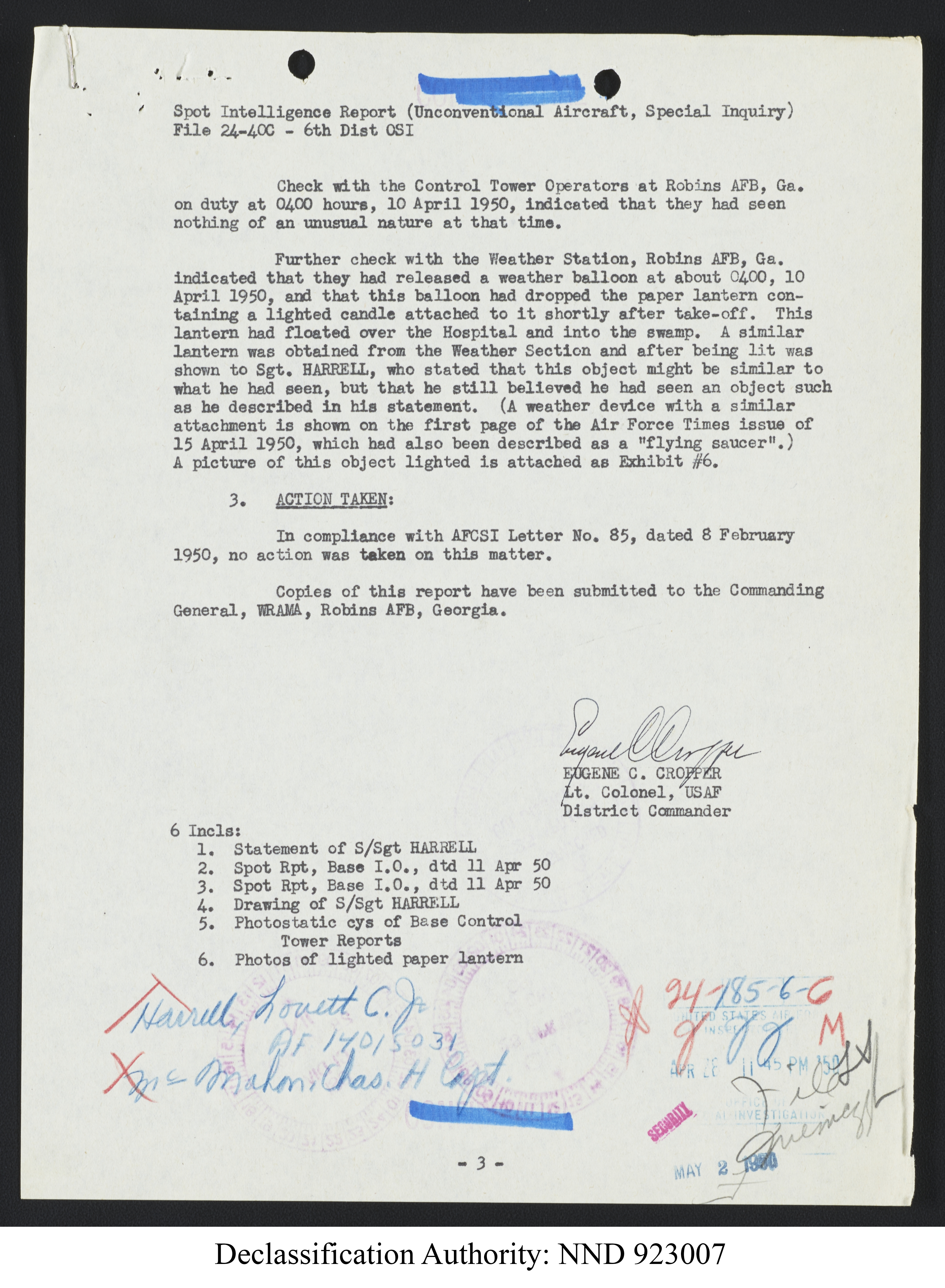Doctor Edward Condon, University of Colorado Physicist Studying Unidentified Flying Objects