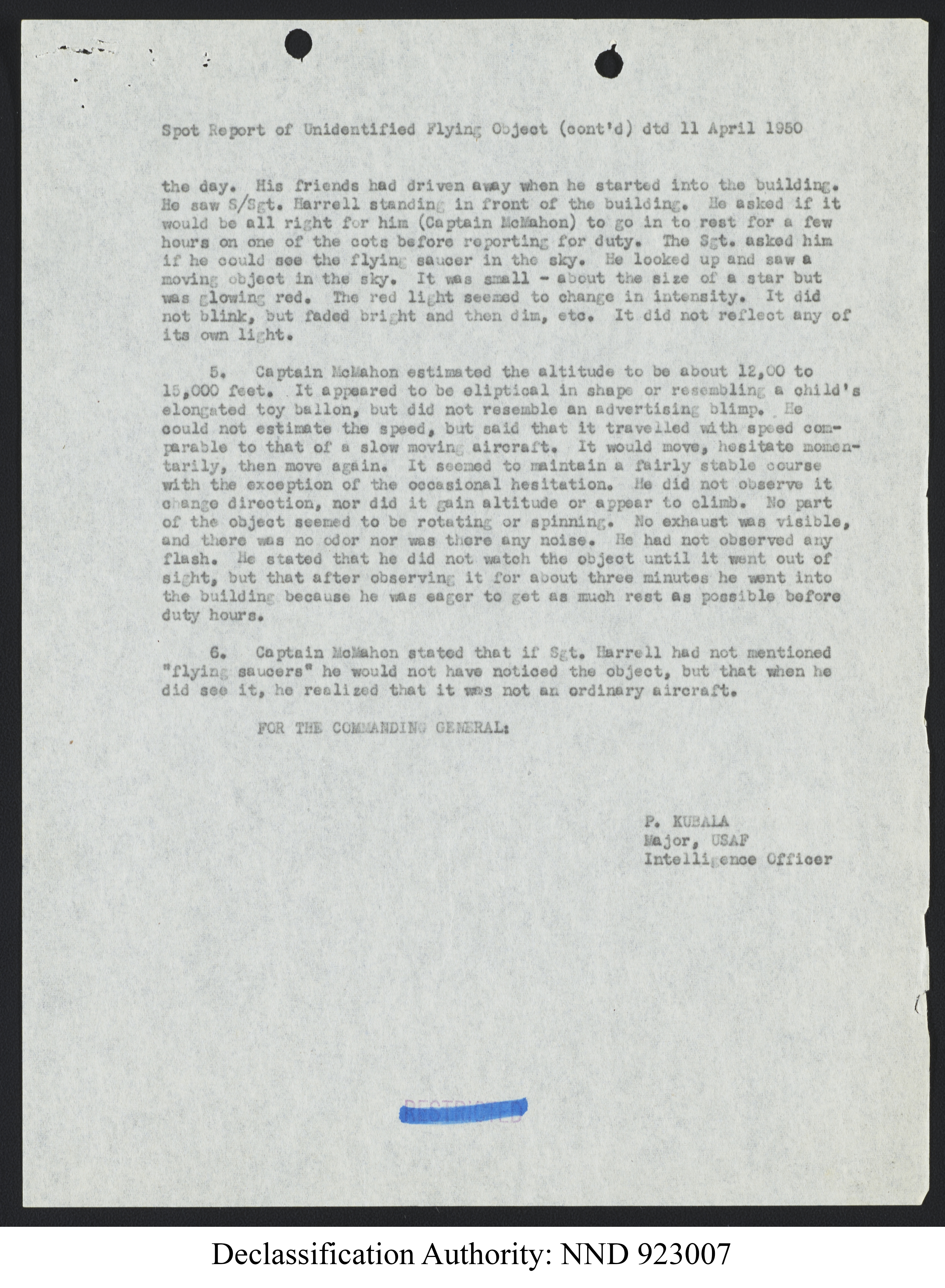 Doctor Edward Condon, University of Colorado Physicist Studying Unidentified Flying Objects