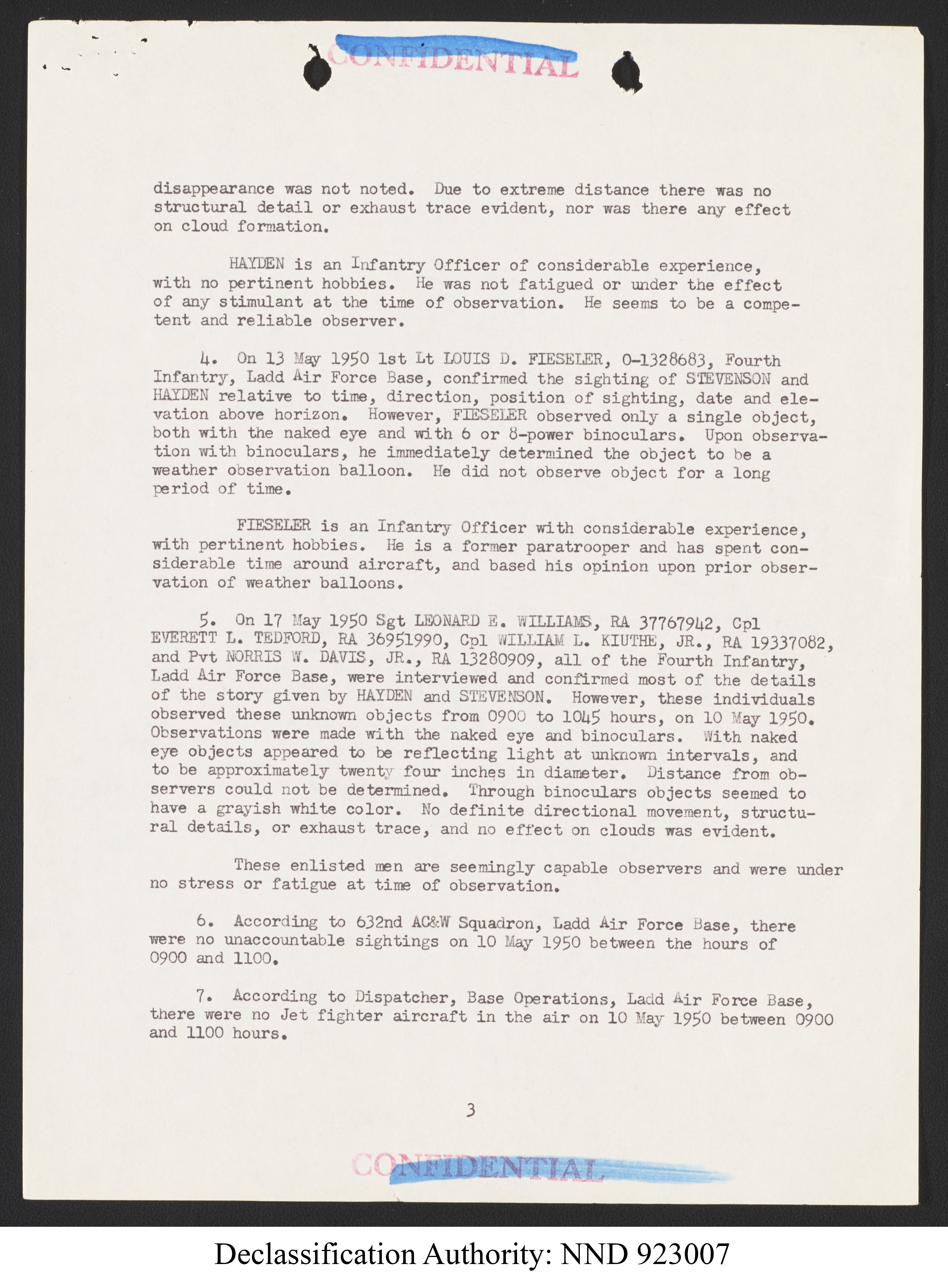 Doctor Edward Condon, University of Colorado Physicist Studying Unidentified Flying Objects