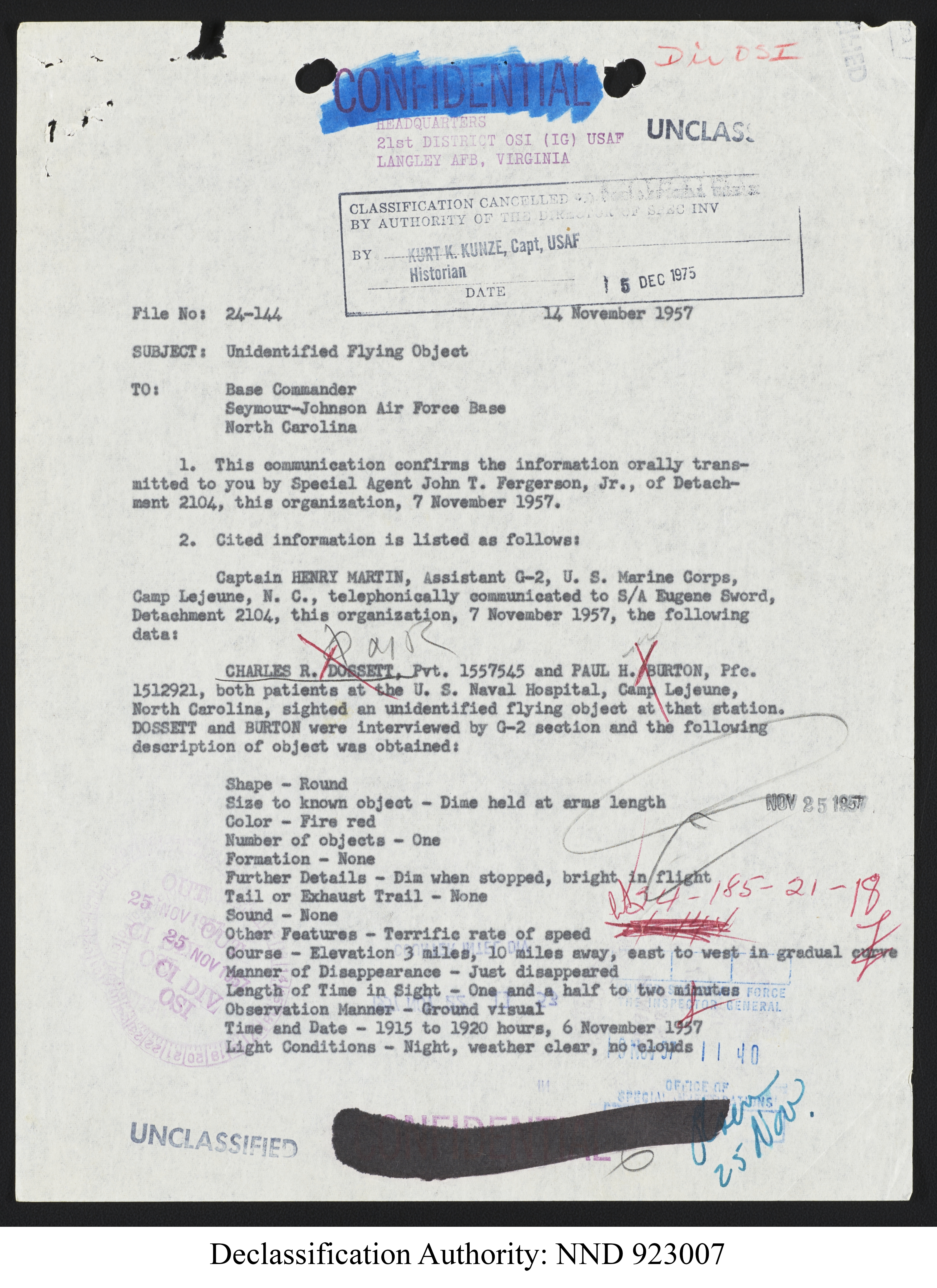 Doctor Edward Condon, University of Colorado Physicist Studying Unidentified Flying Objects