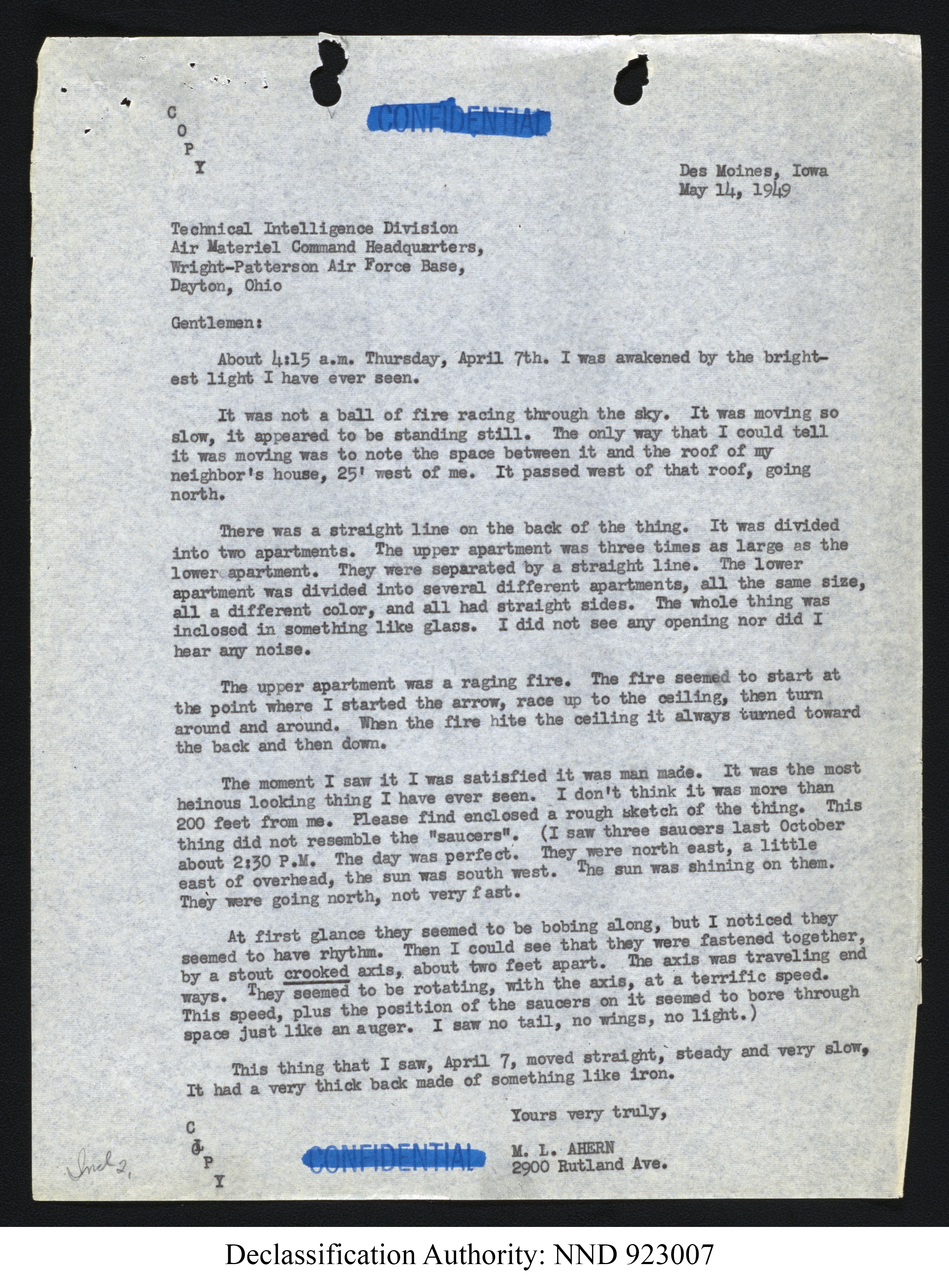 Doctor Edward Condon, University of Colorado Physicist Studying Unidentified Flying Objects