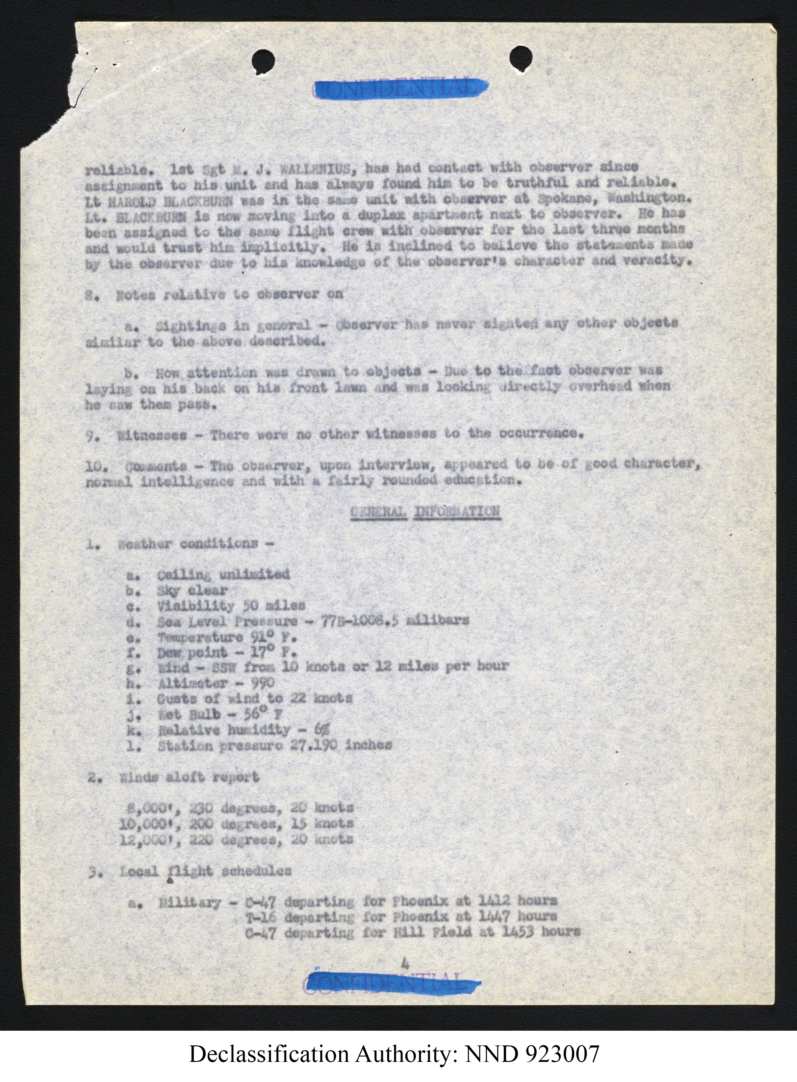 Doctor Edward Condon, University of Colorado Physicist Studying Unidentified Flying Objects
