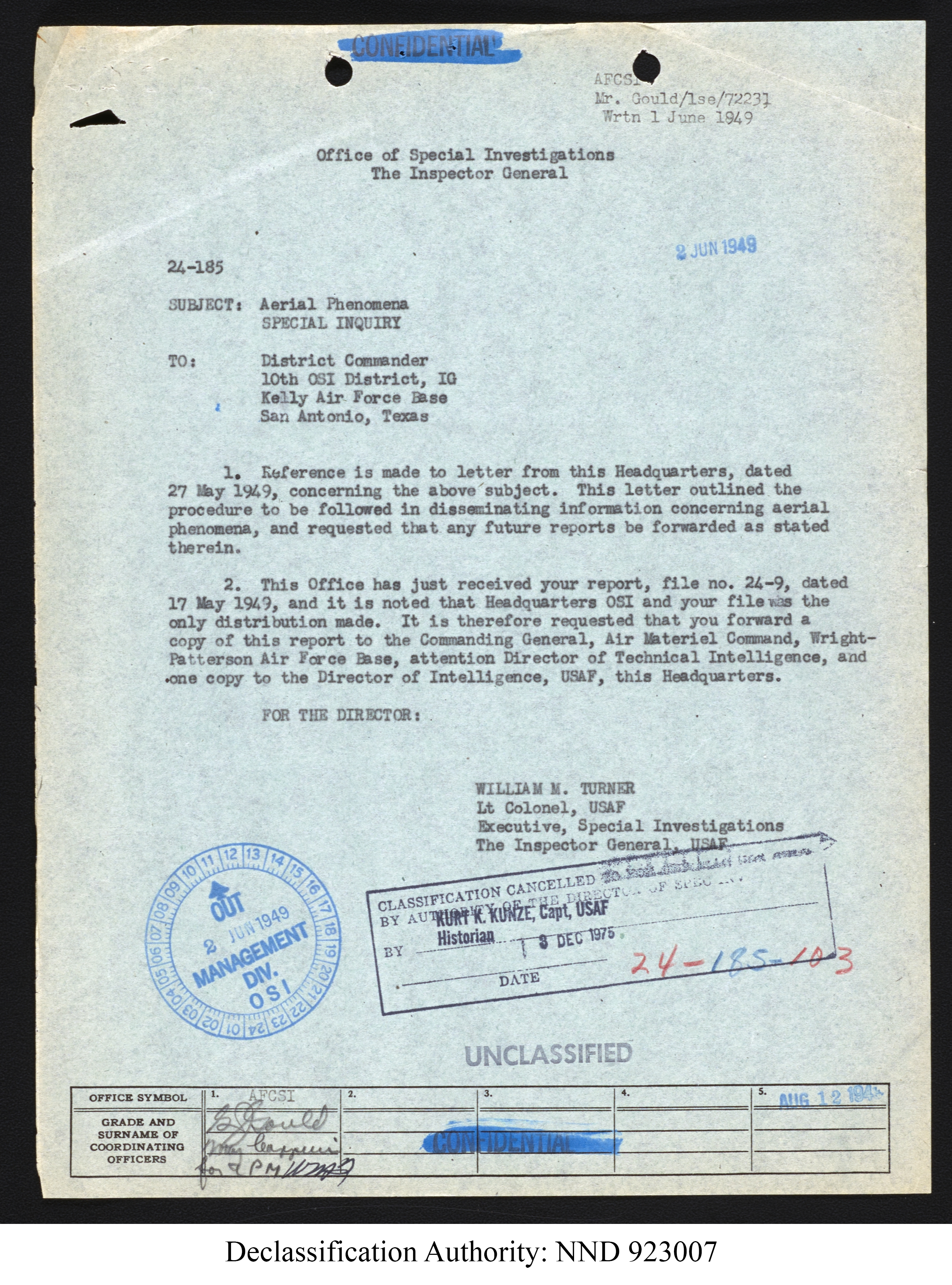 Doctor Edward Condon, University of Colorado Physicist Studying Unidentified Flying Objects