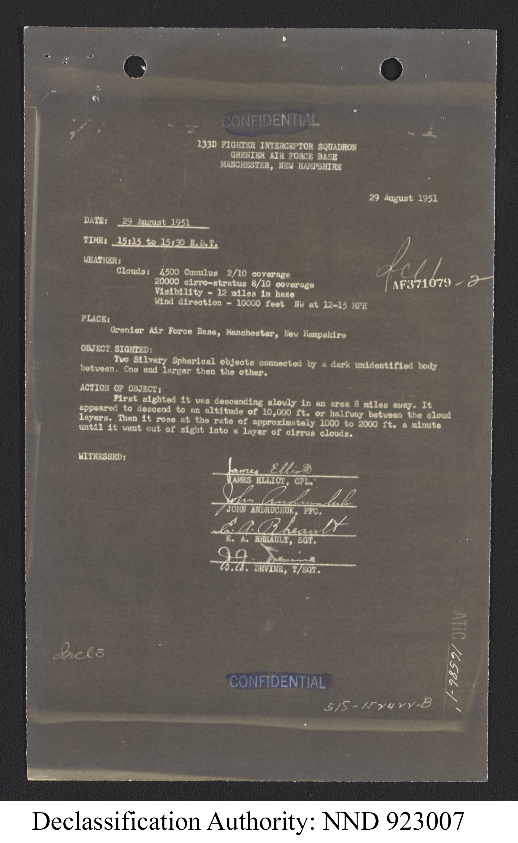 Doctor Edward Condon, University of Colorado Physicist Studying Unidentified Flying Objects