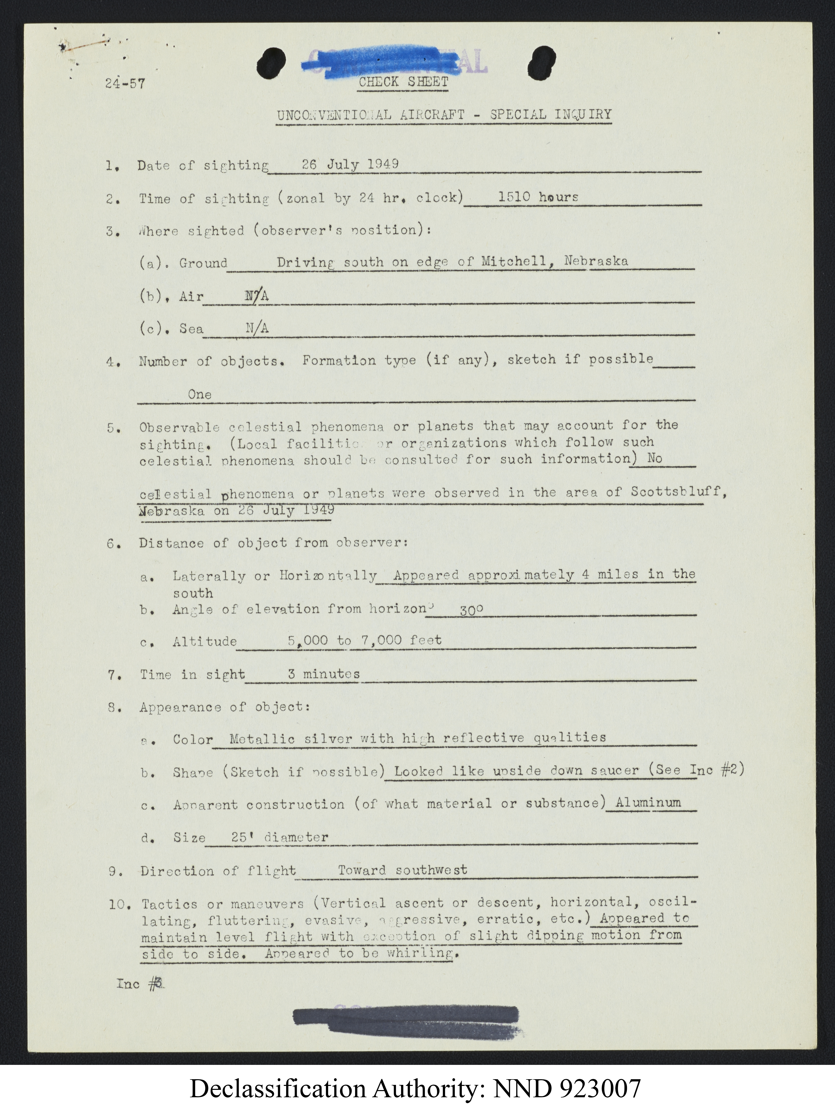 Doctor Edward Condon, University of Colorado Physicist Studying Unidentified Flying Objects