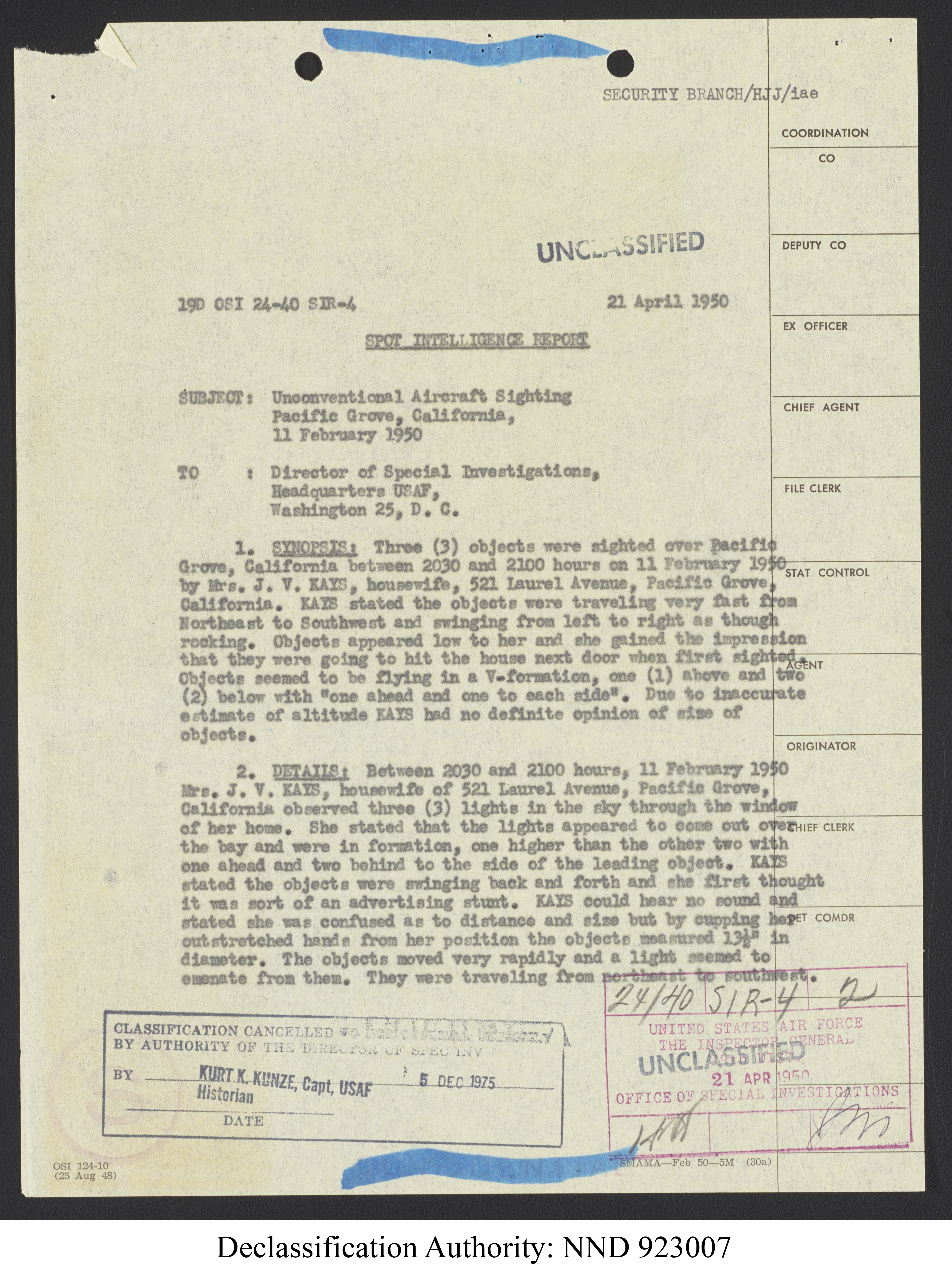 Doctor Edward Condon, University of Colorado Physicist Studying Unidentified Flying Objects