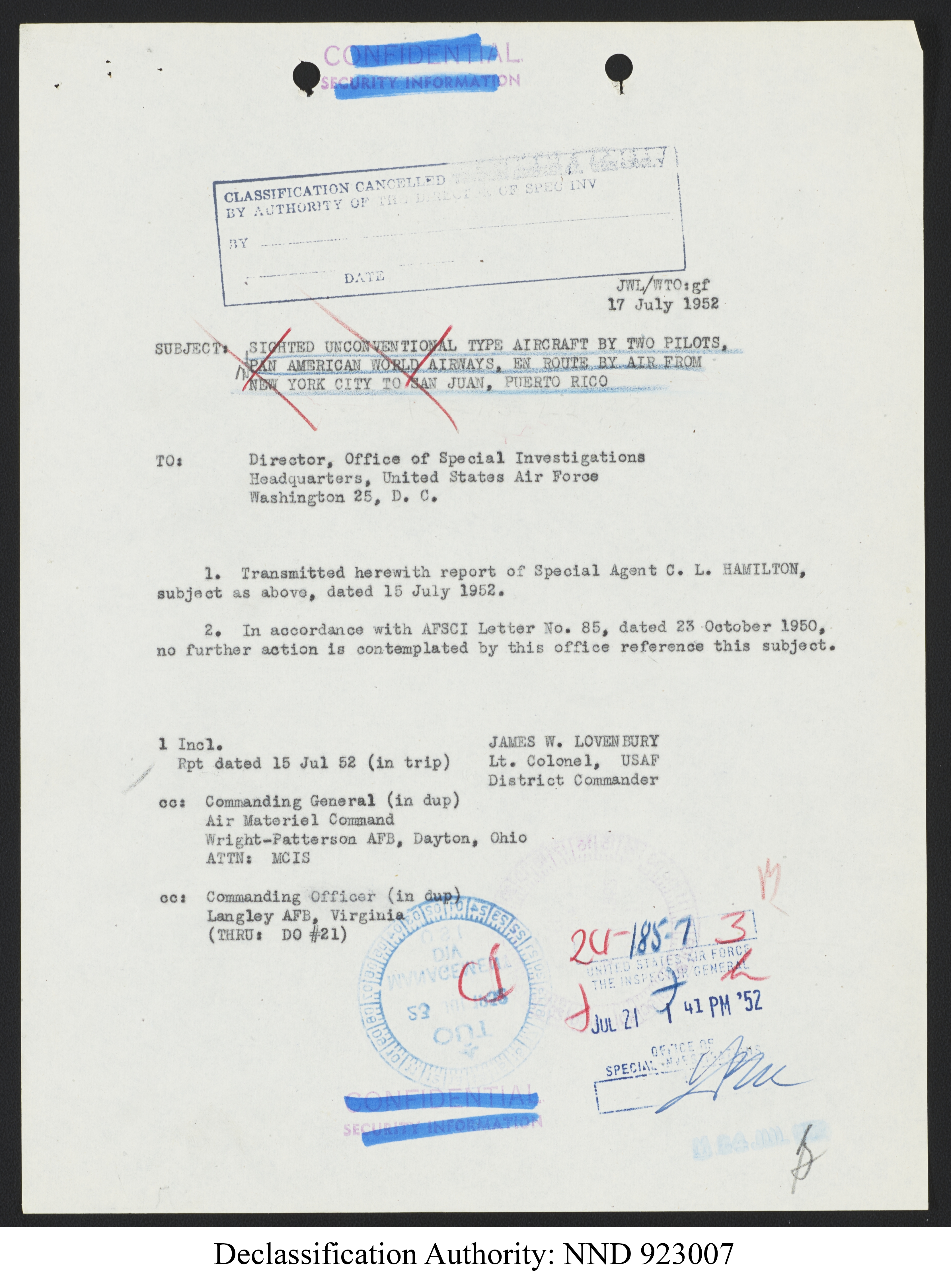 Doctor Edward Condon, University of Colorado Physicist Studying Unidentified Flying Objects