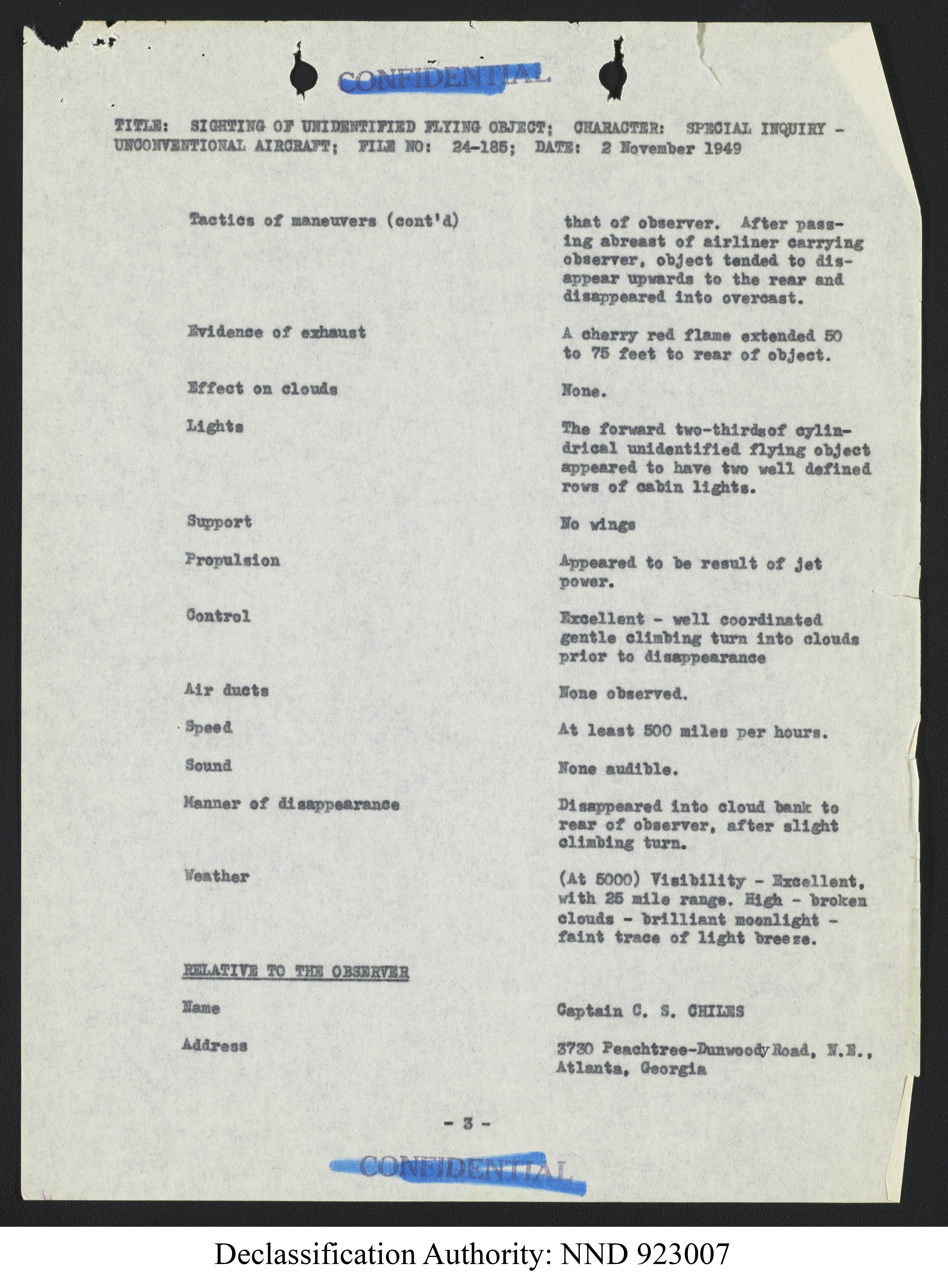 Doctor Edward Condon, University of Colorado Physicist Studying Unidentified Flying Objects