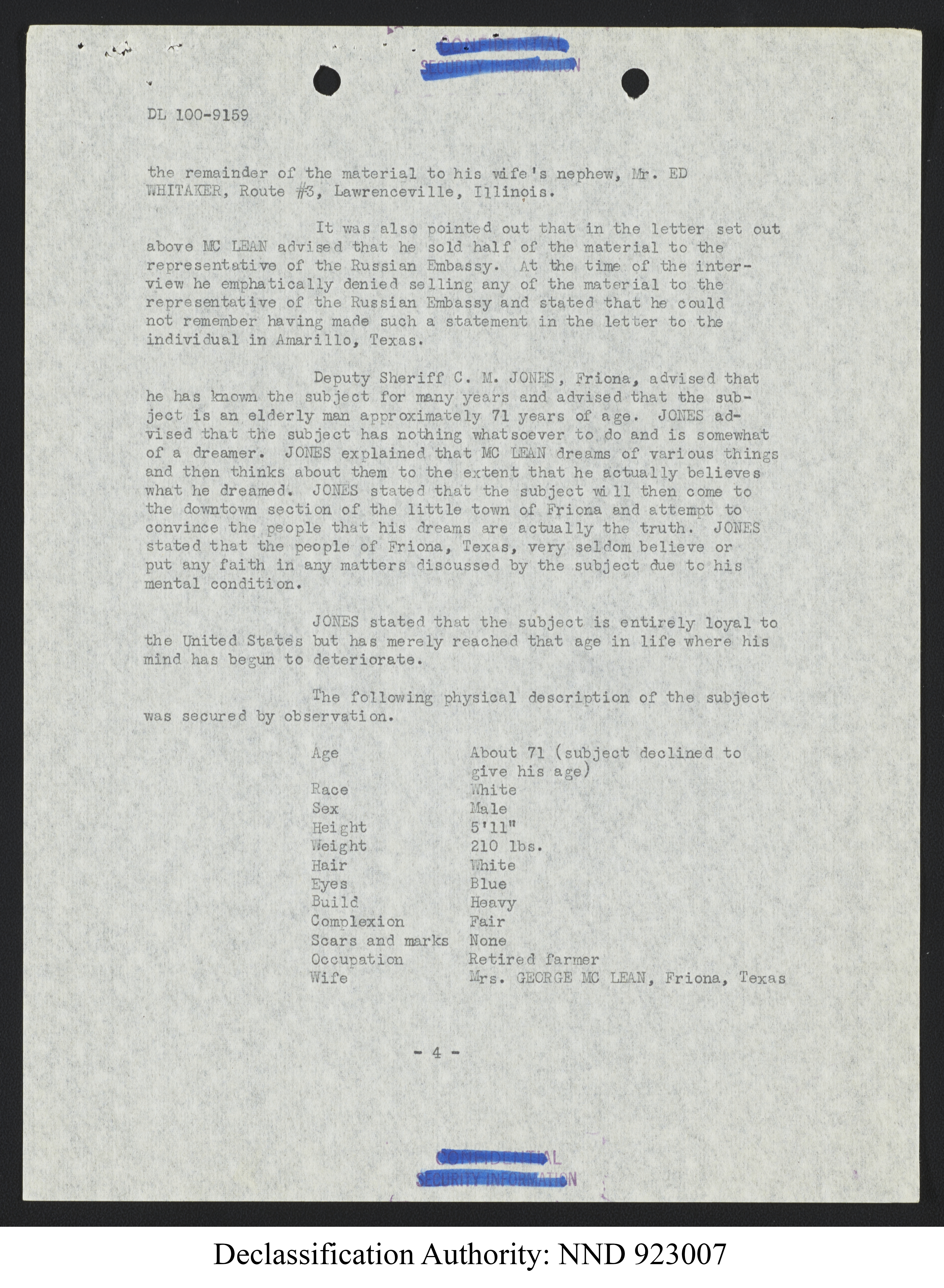 Doctor Edward Condon, University of Colorado Physicist Studying Unidentified Flying Objects