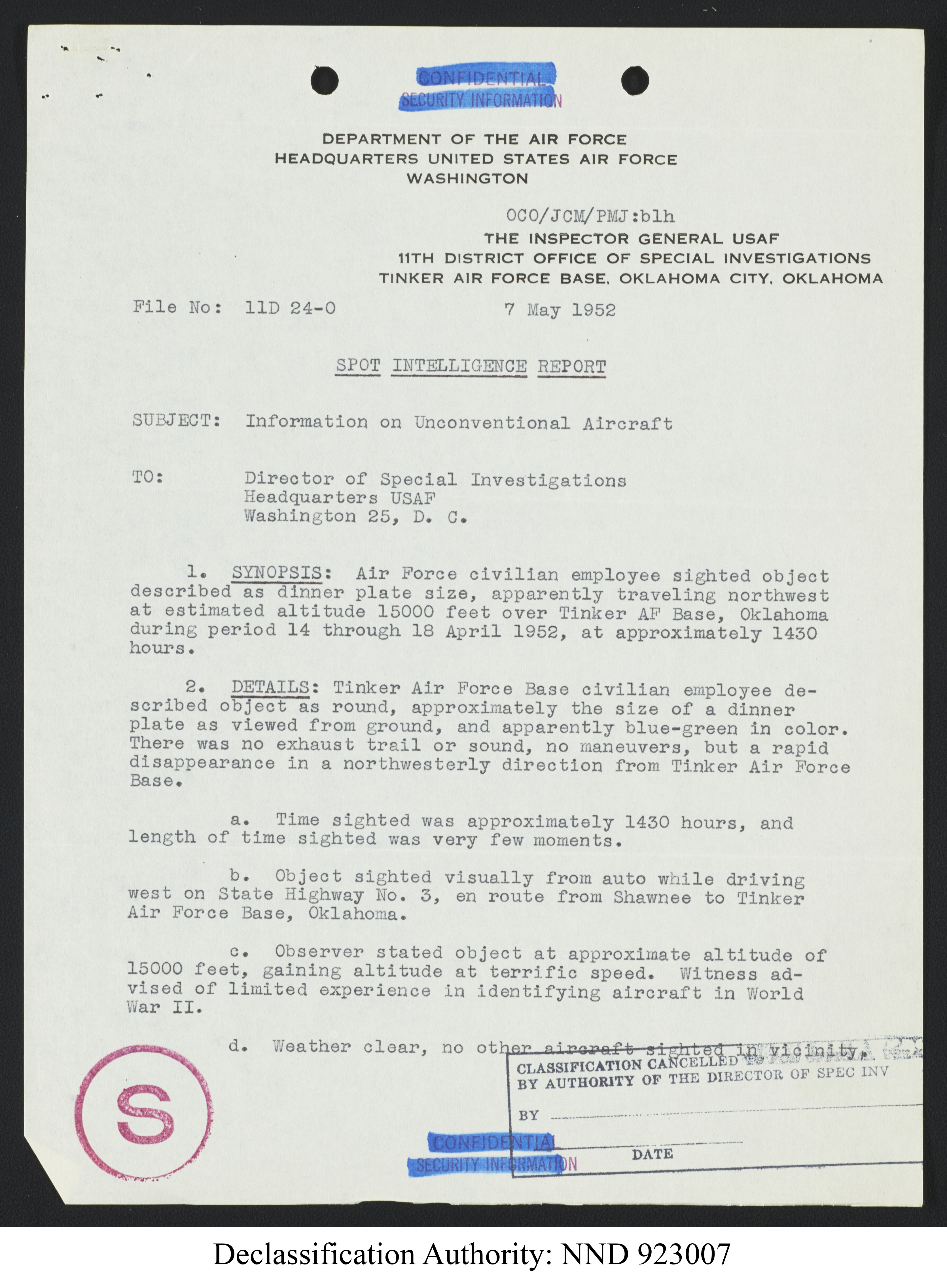 Doctor Edward Condon, University of Colorado Physicist Studying Unidentified Flying Objects