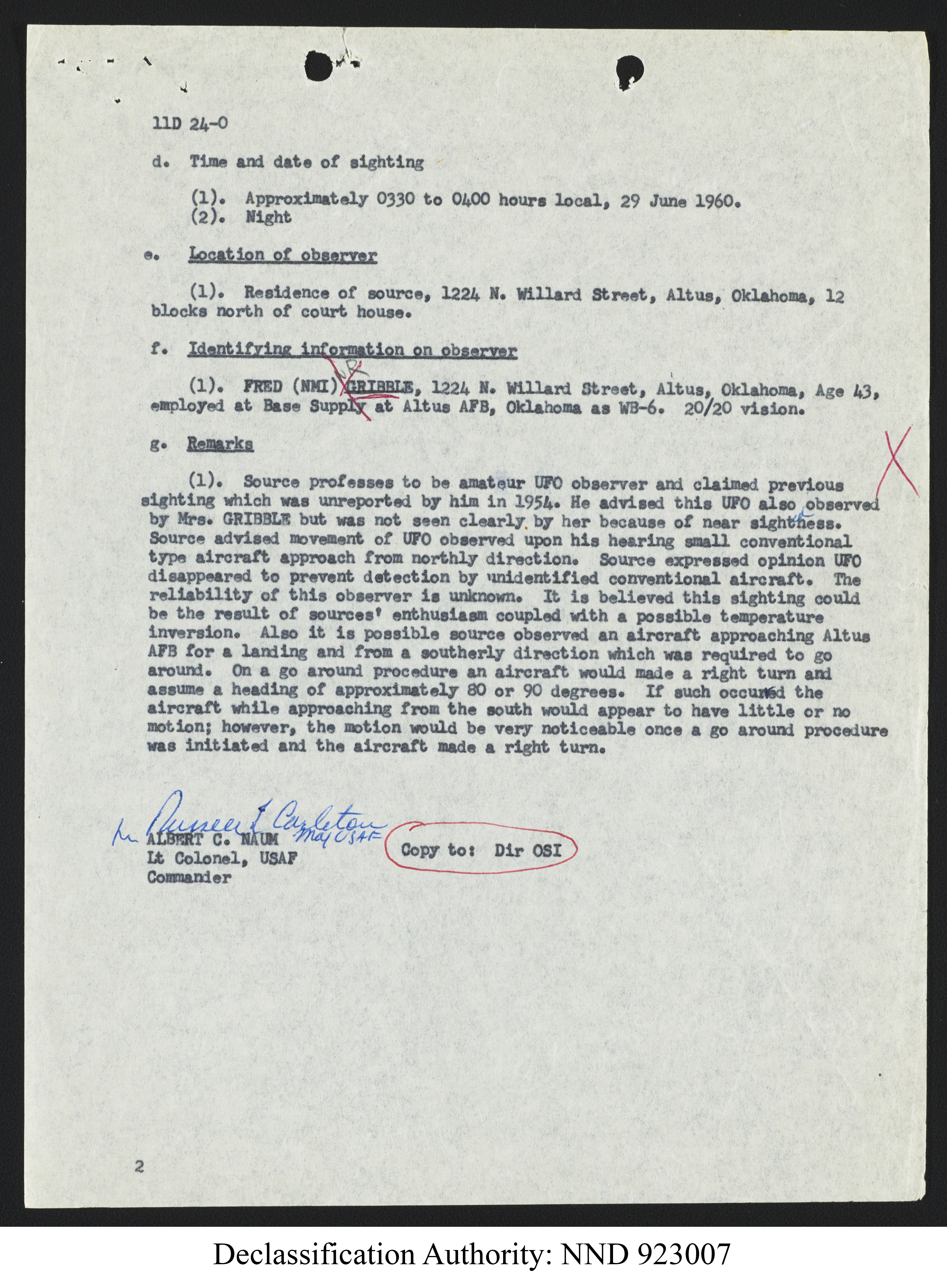 Doctor Edward Condon, University of Colorado Physicist Studying Unidentified Flying Objects