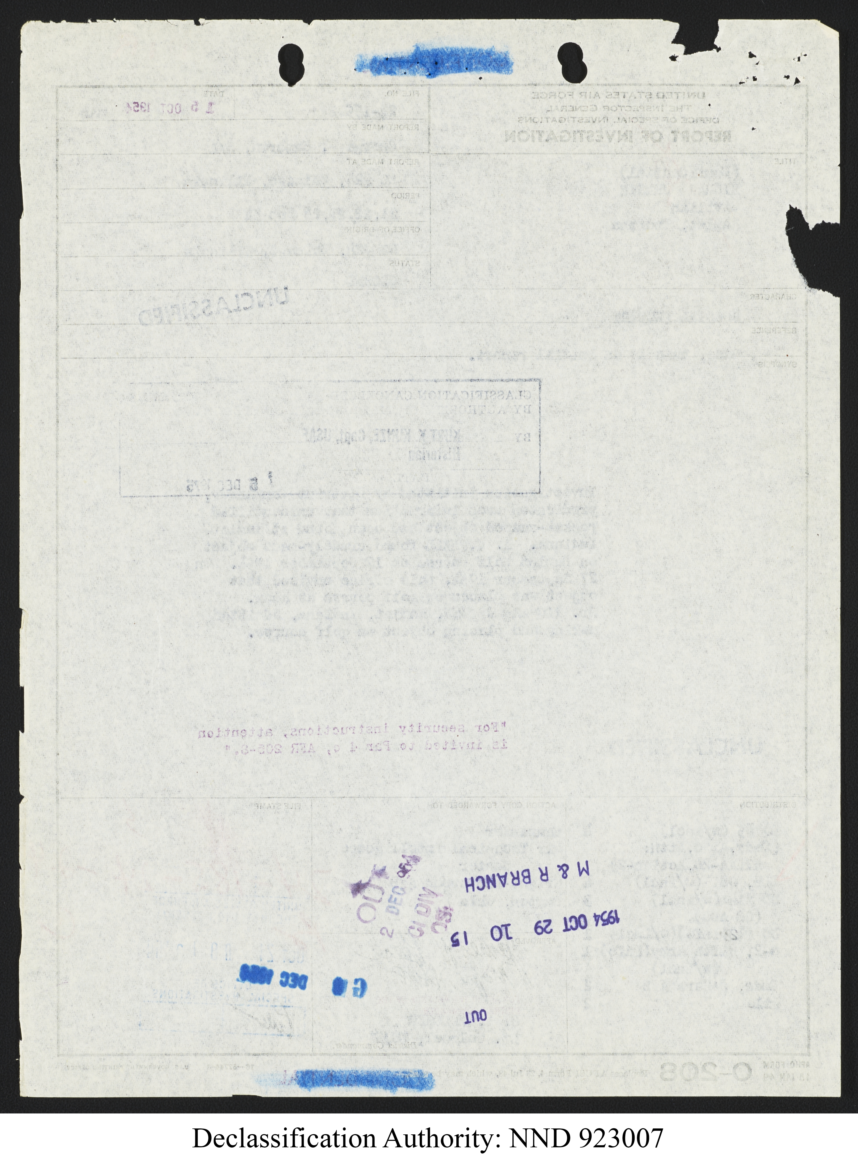 Doctor Edward Condon, University of Colorado Physicist Studying Unidentified Flying Objects