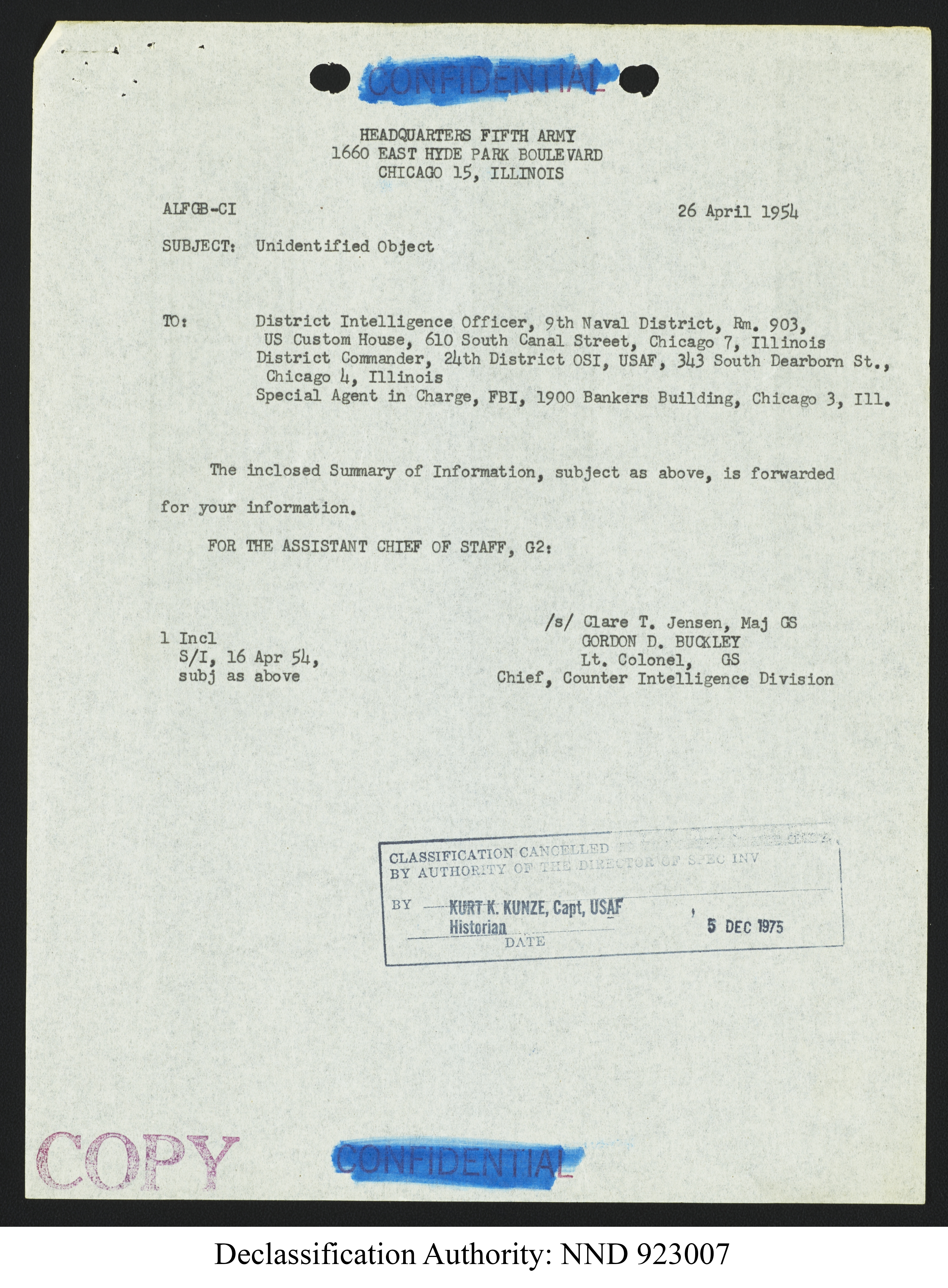 Doctor Edward Condon, University of Colorado Physicist Studying Unidentified Flying Objects