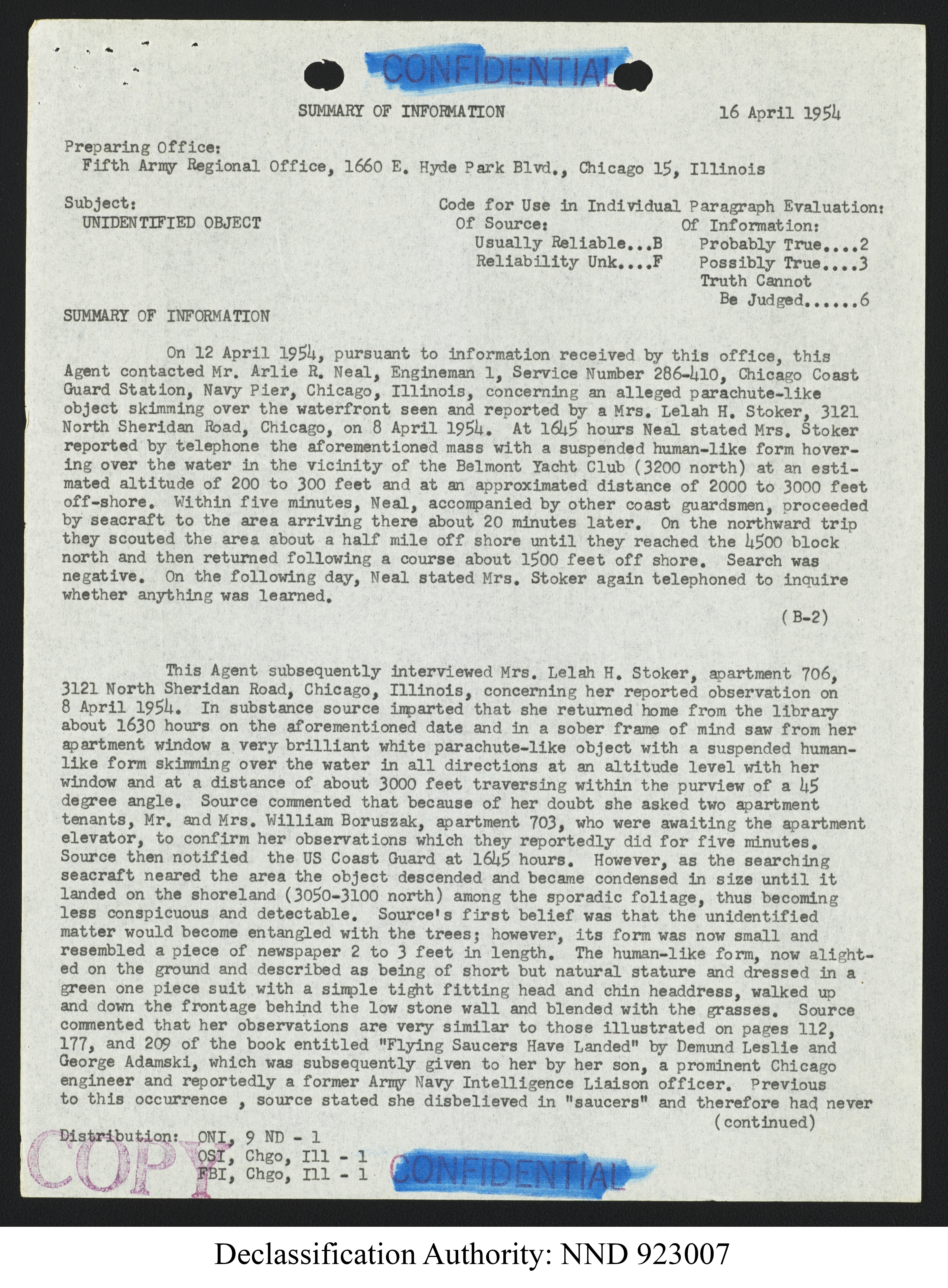Doctor Edward Condon, University of Colorado Physicist Studying Unidentified Flying Objects