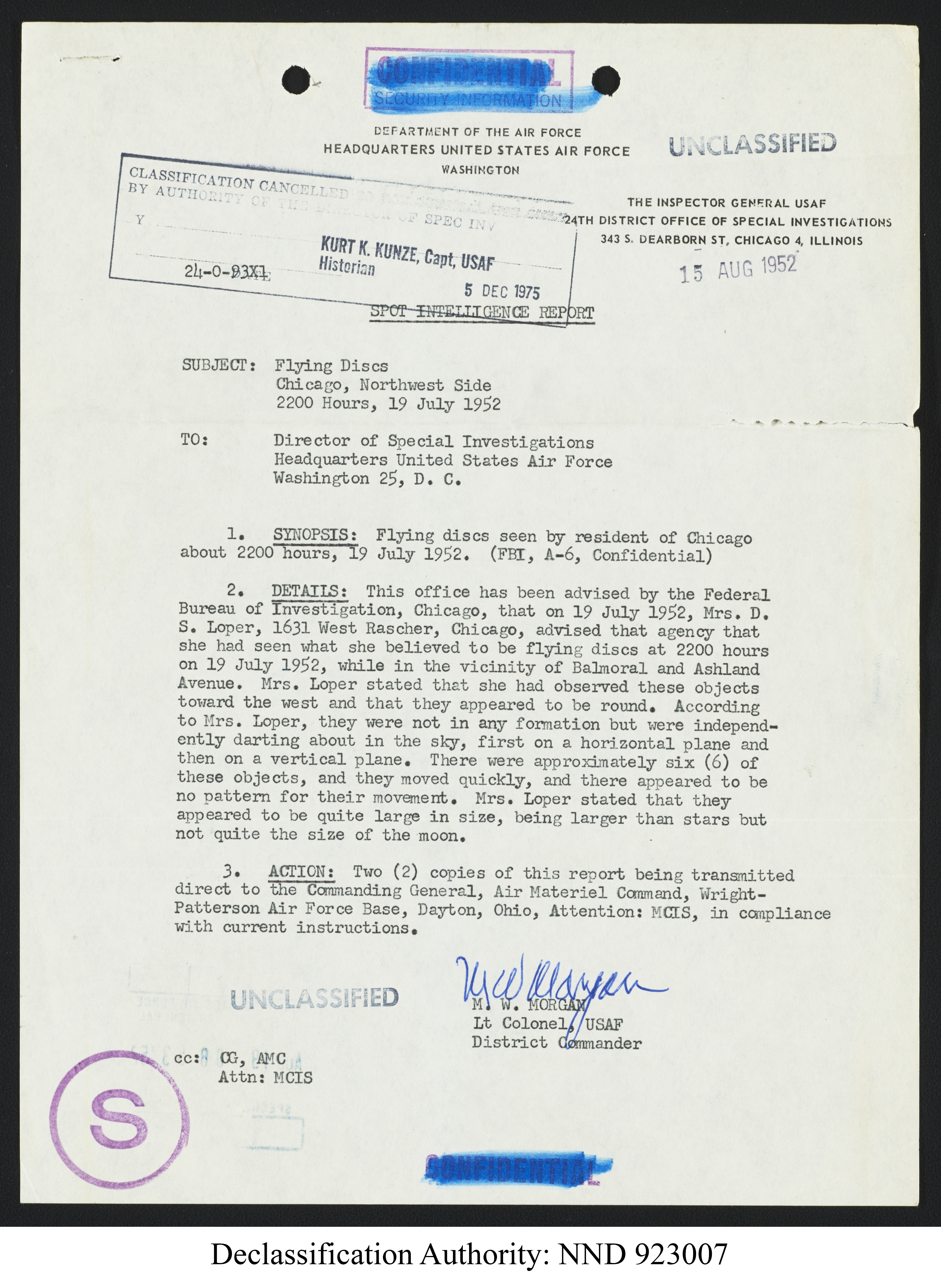 Doctor Edward Condon, University of Colorado Physicist Studying Unidentified Flying Objects