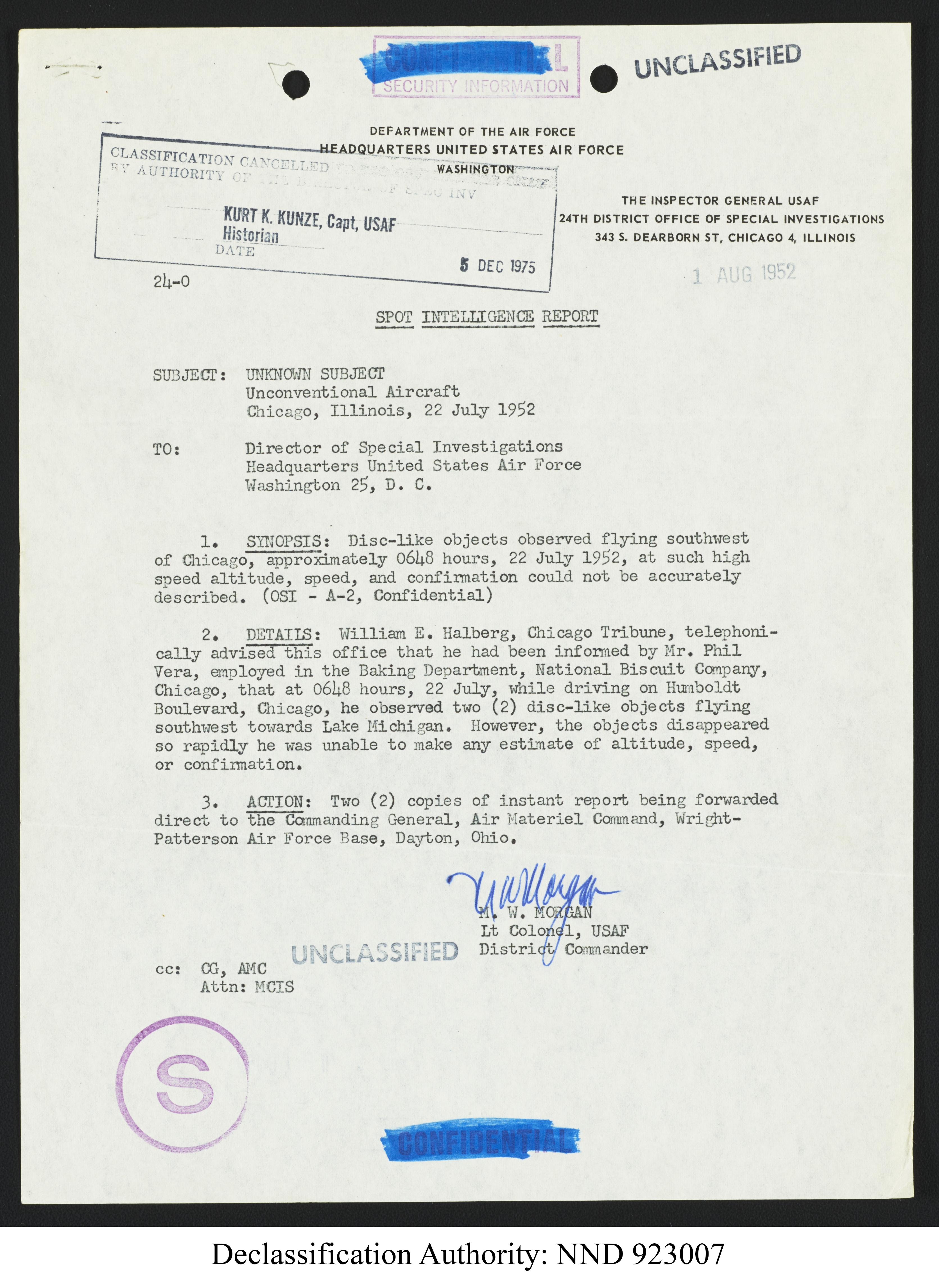 Doctor Edward Condon, University of Colorado Physicist Studying Unidentified Flying Objects