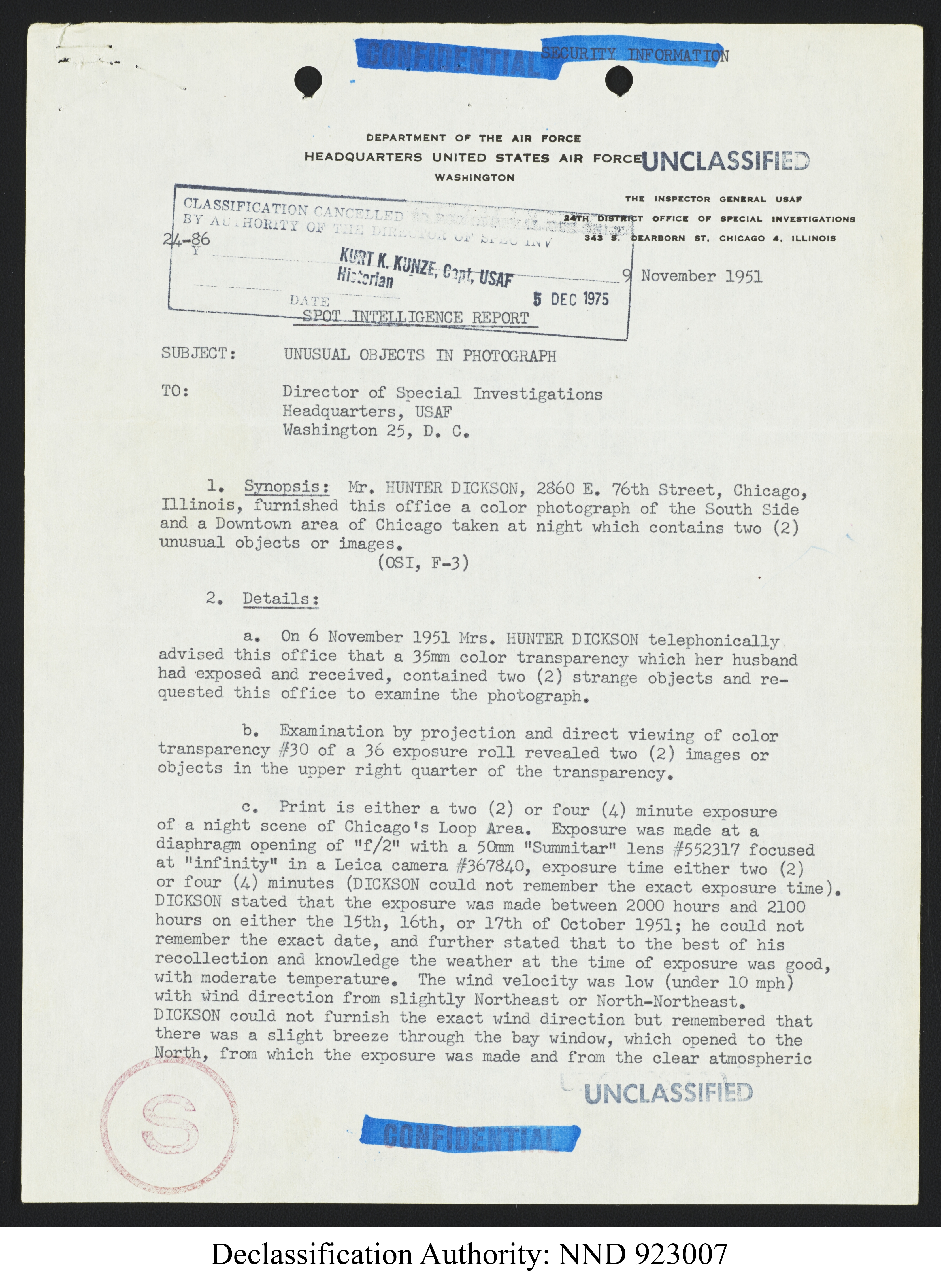 Doctor Edward Condon, University of Colorado Physicist Studying Unidentified Flying Objects