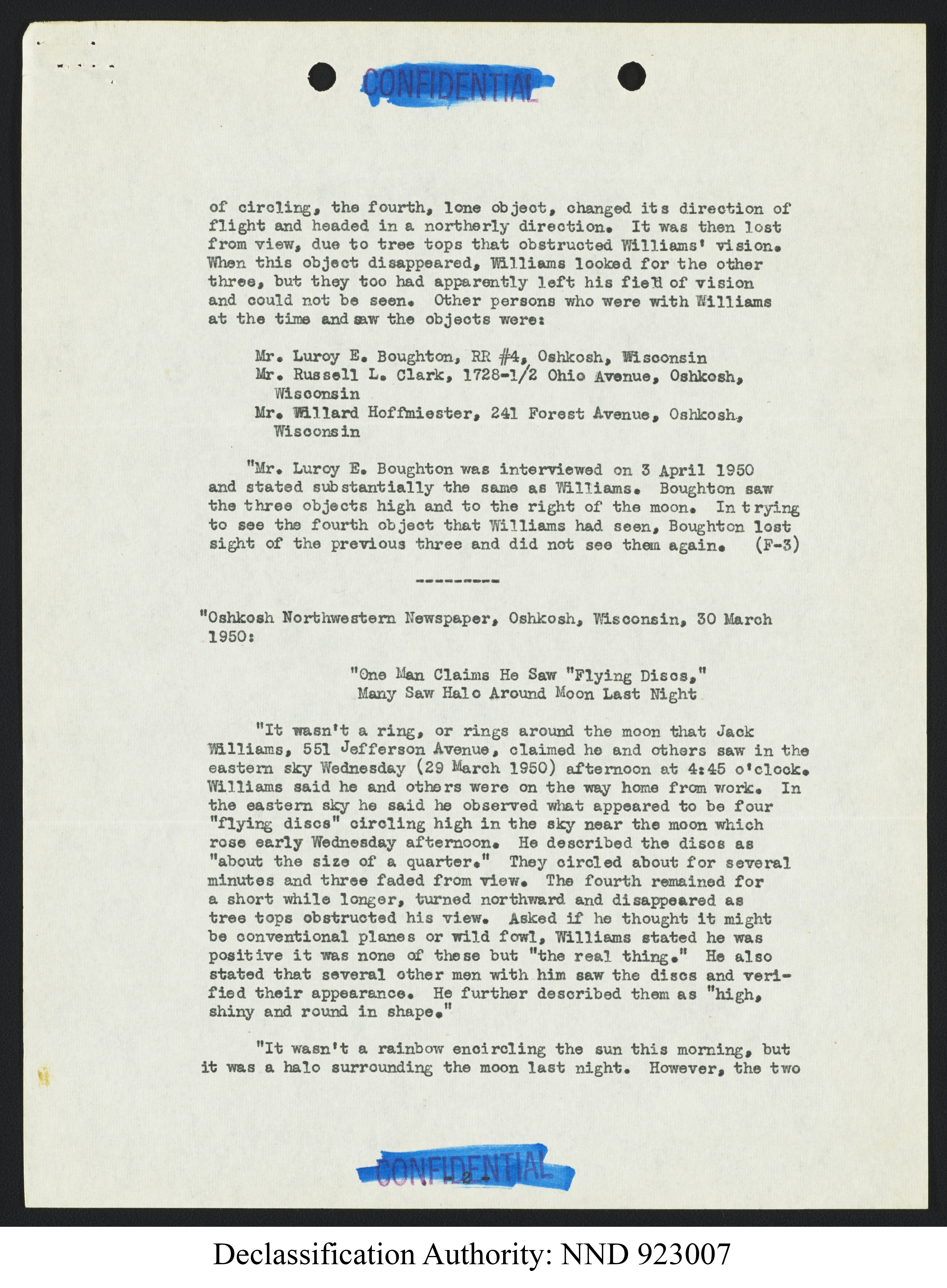 Doctor Edward Condon, University of Colorado Physicist Studying Unidentified Flying Objects