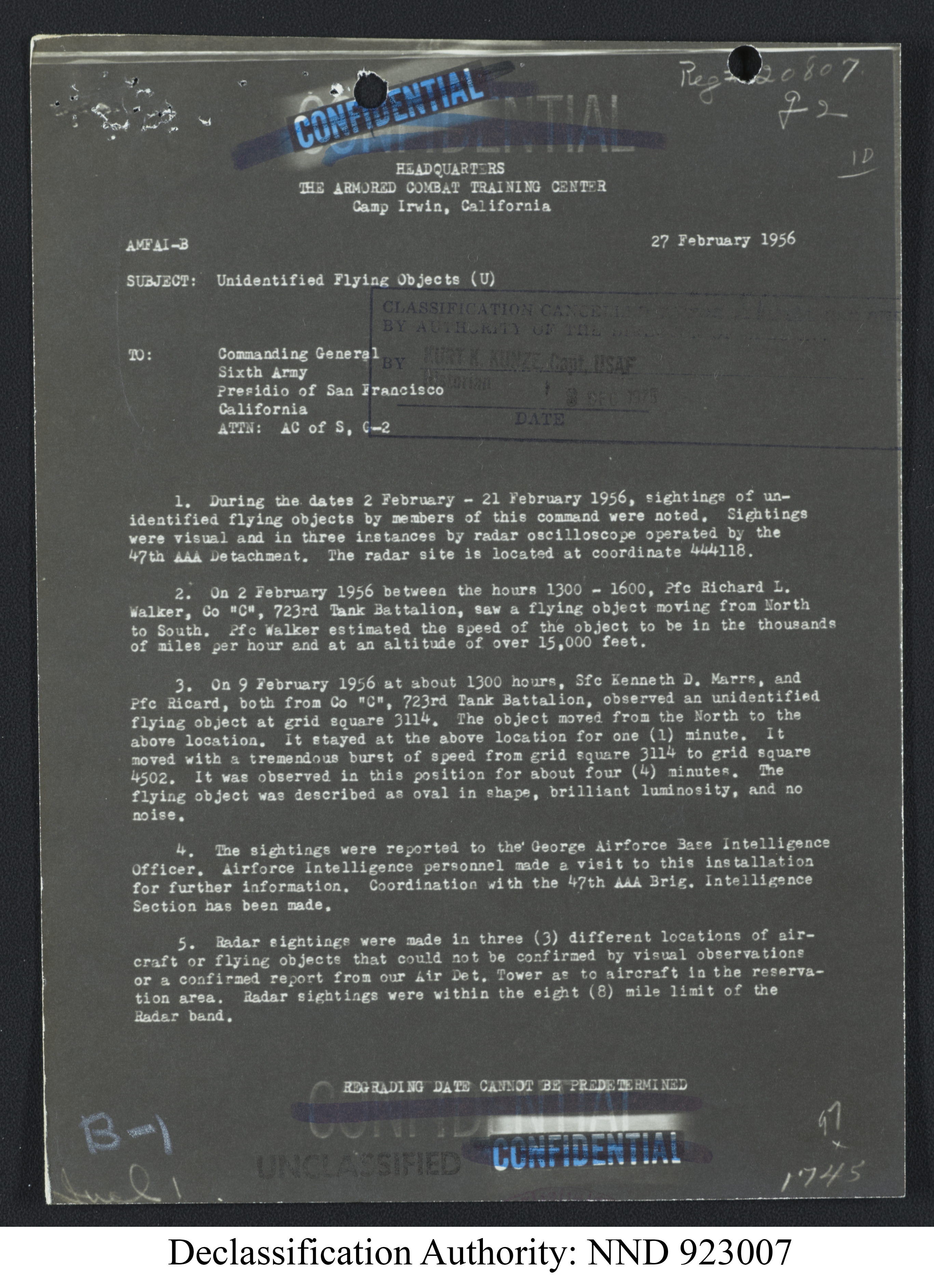 Doctor Edward Condon, University of Colorado Physicist Studying Unidentified Flying Objects