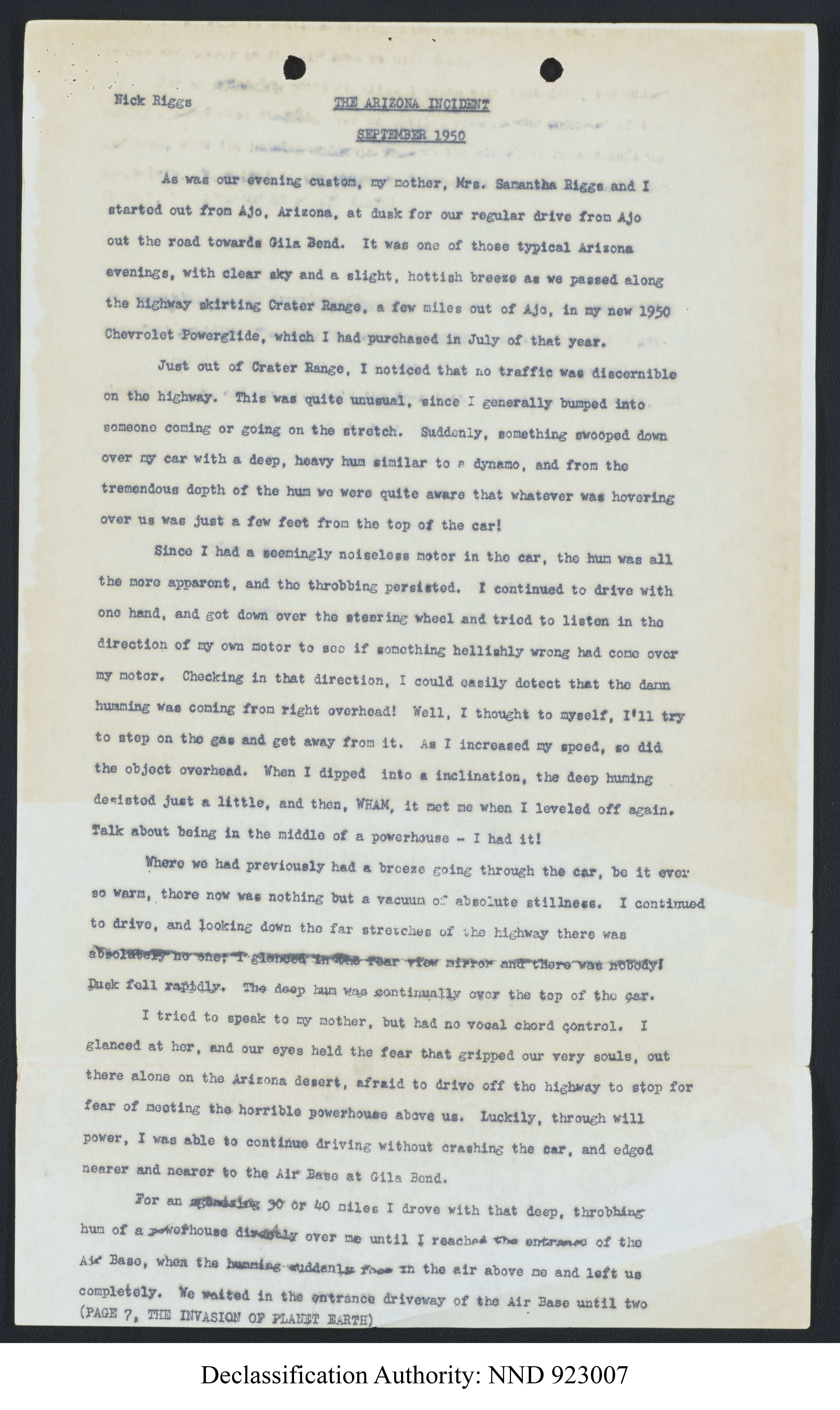 Doctor Edward Condon, University of Colorado Physicist Studying Unidentified Flying Objects