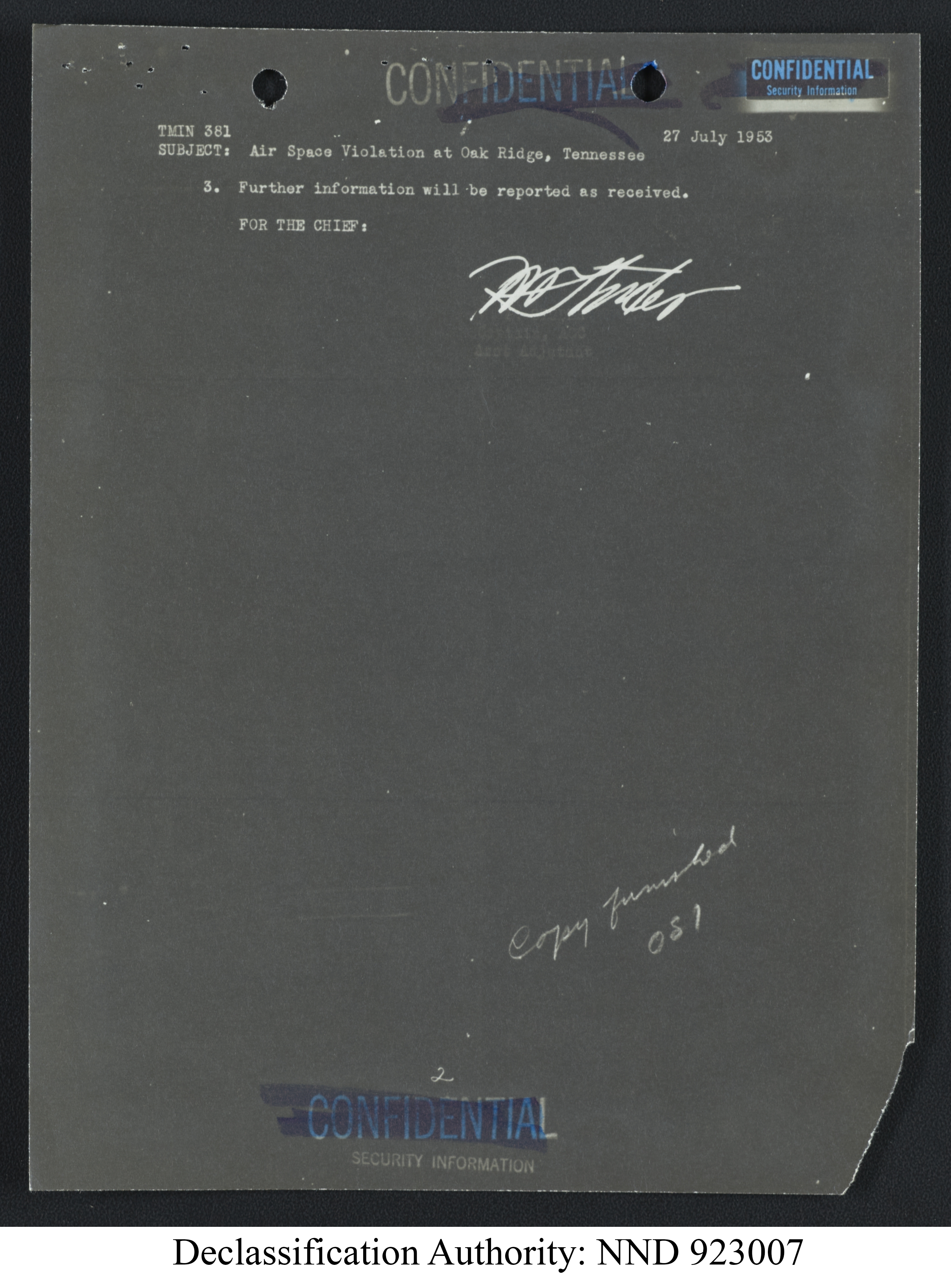 Doctor Edward Condon, University of Colorado Physicist Studying Unidentified Flying Objects