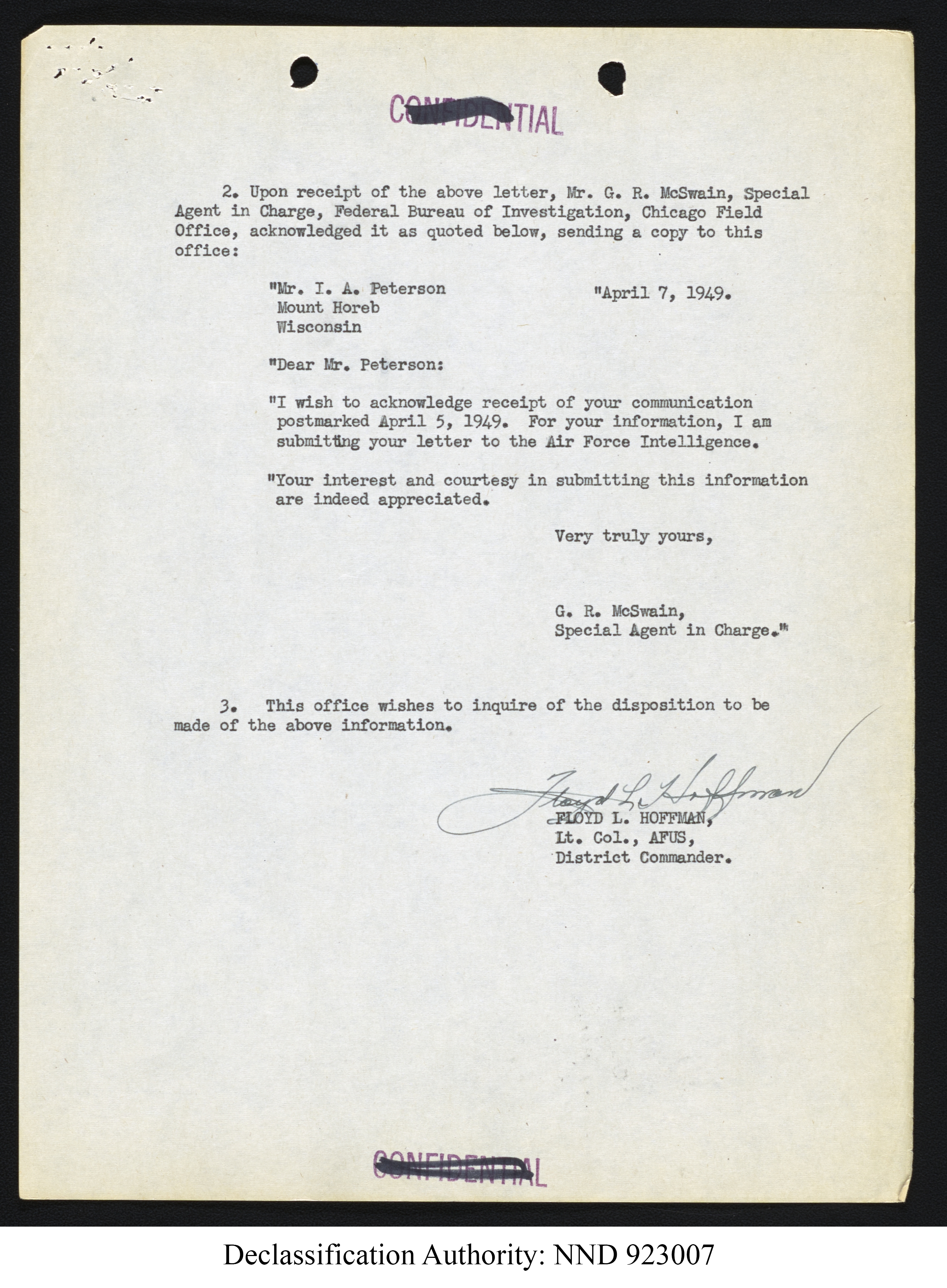 Doctor Edward Condon, University of Colorado Physicist Studying Unidentified Flying Objects
