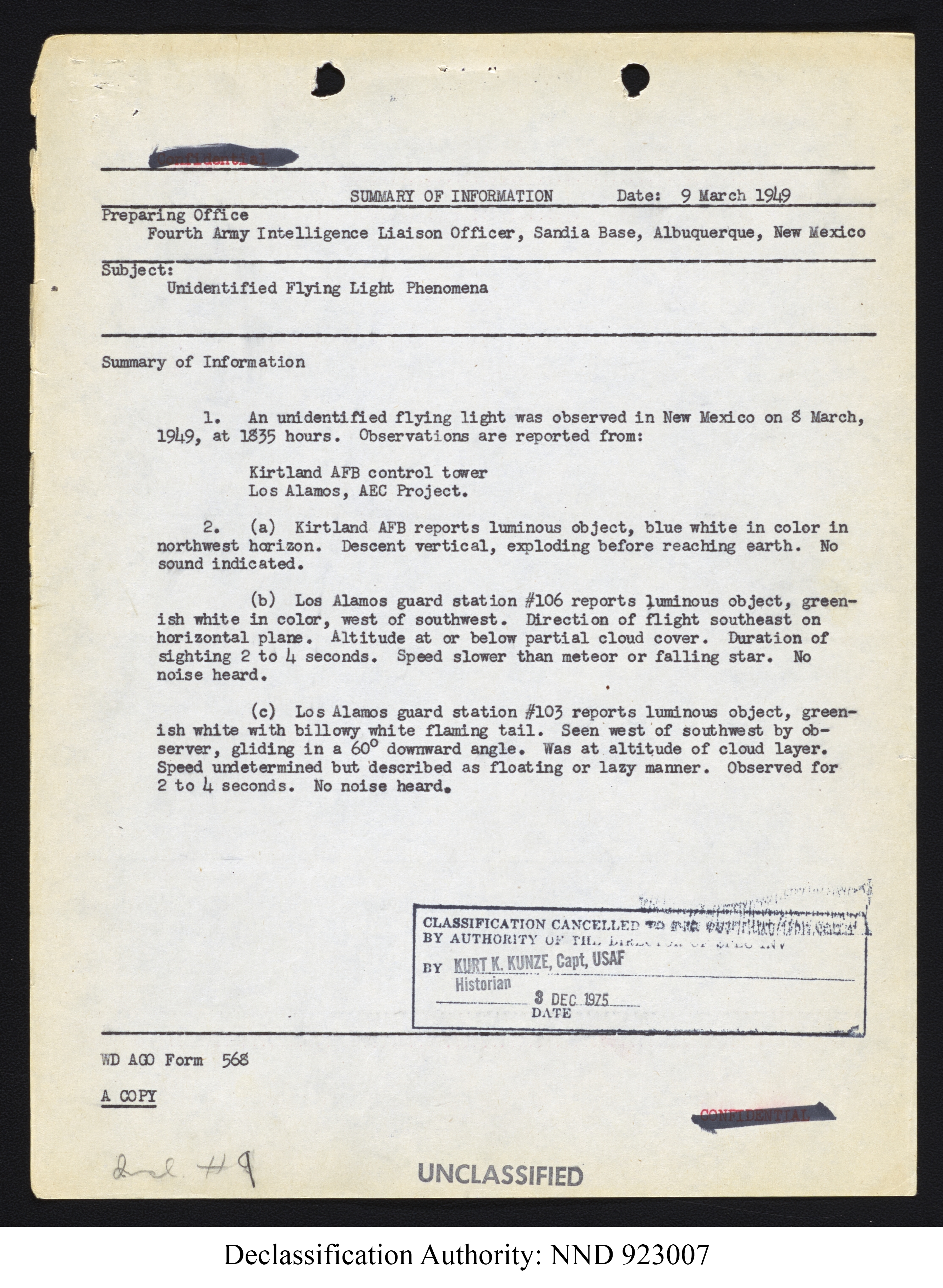 Doctor Edward Condon, University of Colorado Physicist Studying Unidentified Flying Objects