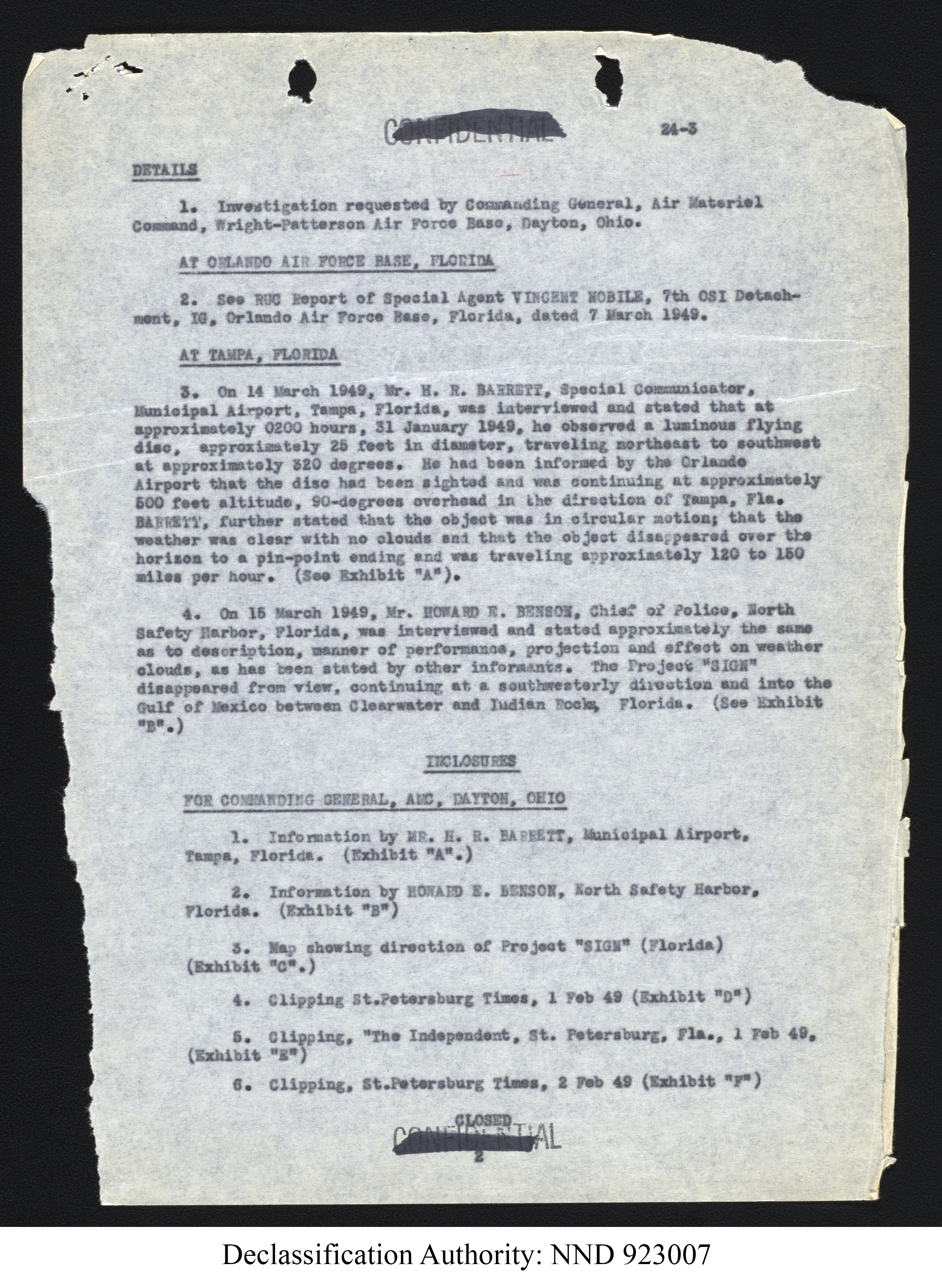 Doctor Edward Condon, University of Colorado Physicist Studying Unidentified Flying Objects