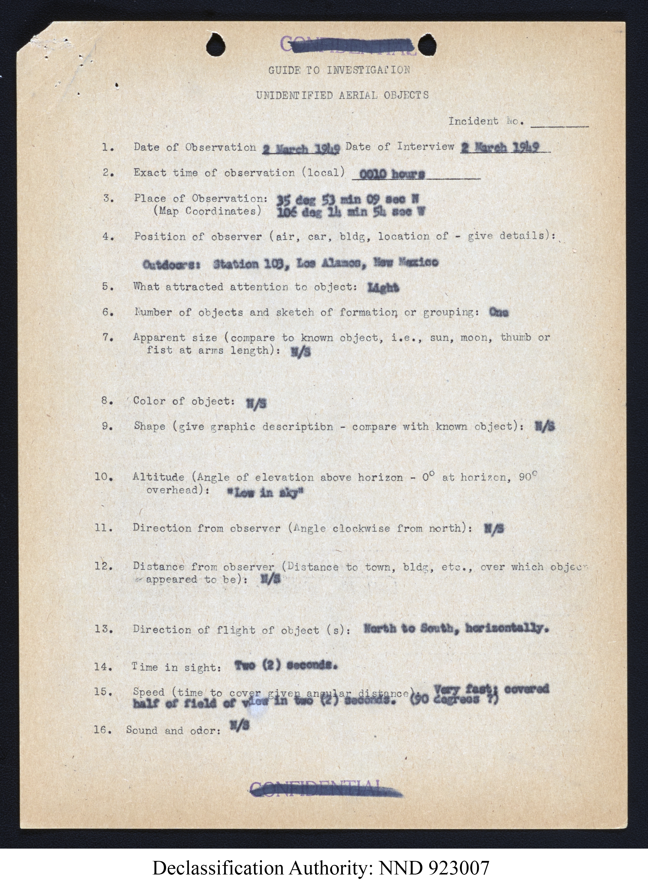 Doctor Edward Condon, University of Colorado Physicist Studying Unidentified Flying Objects