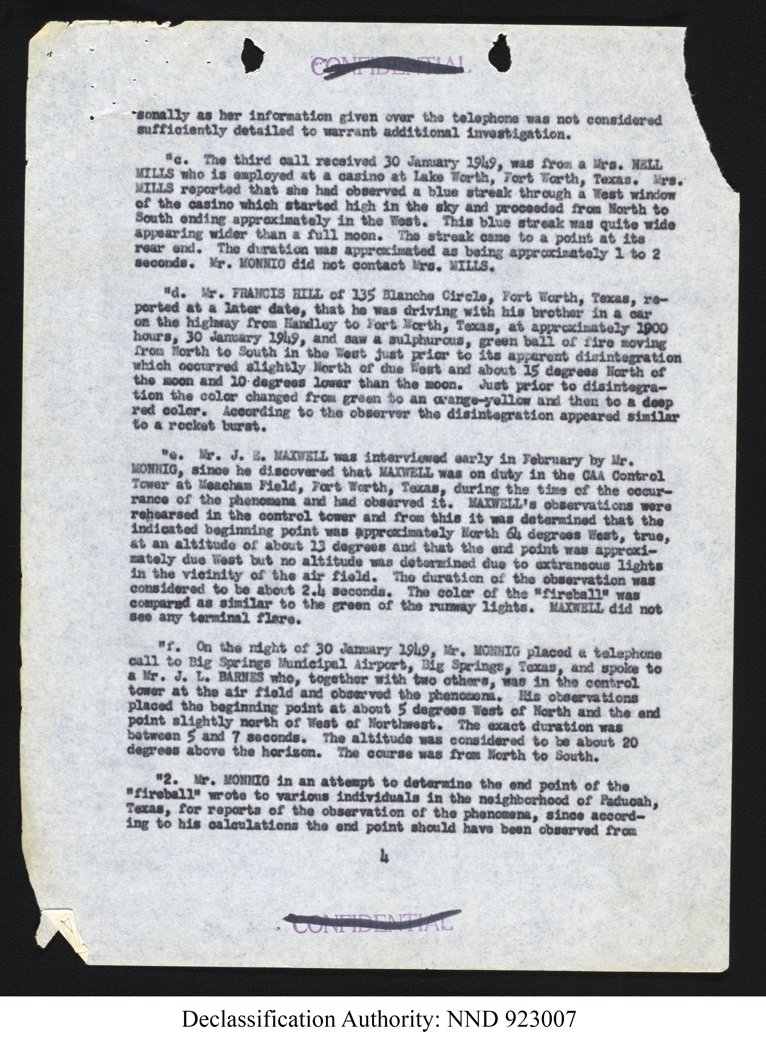 Doctor Edward Condon, University of Colorado Physicist Studying Unidentified Flying Objects