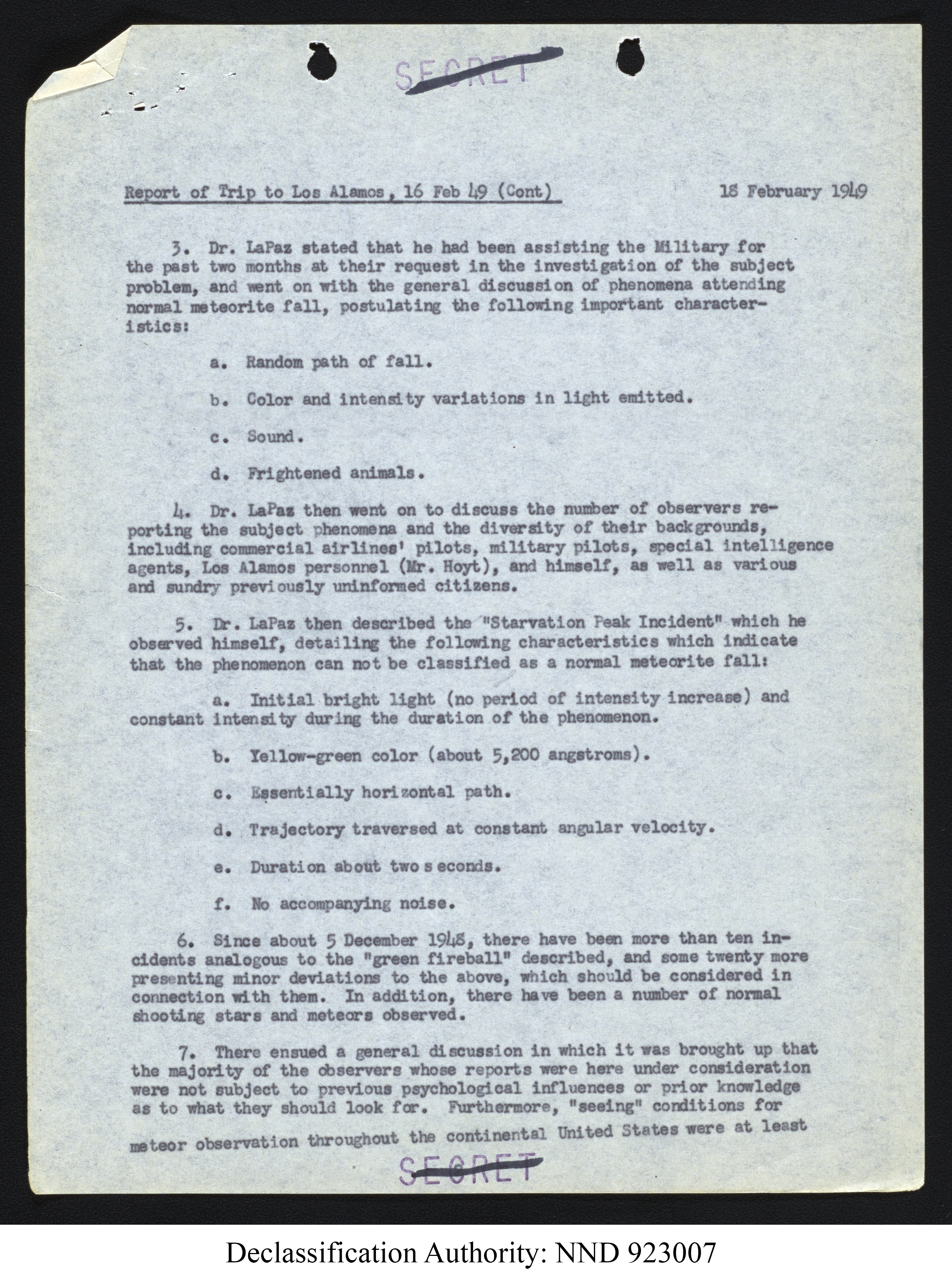 Doctor Edward Condon, University of Colorado Physicist Studying Unidentified Flying Objects
