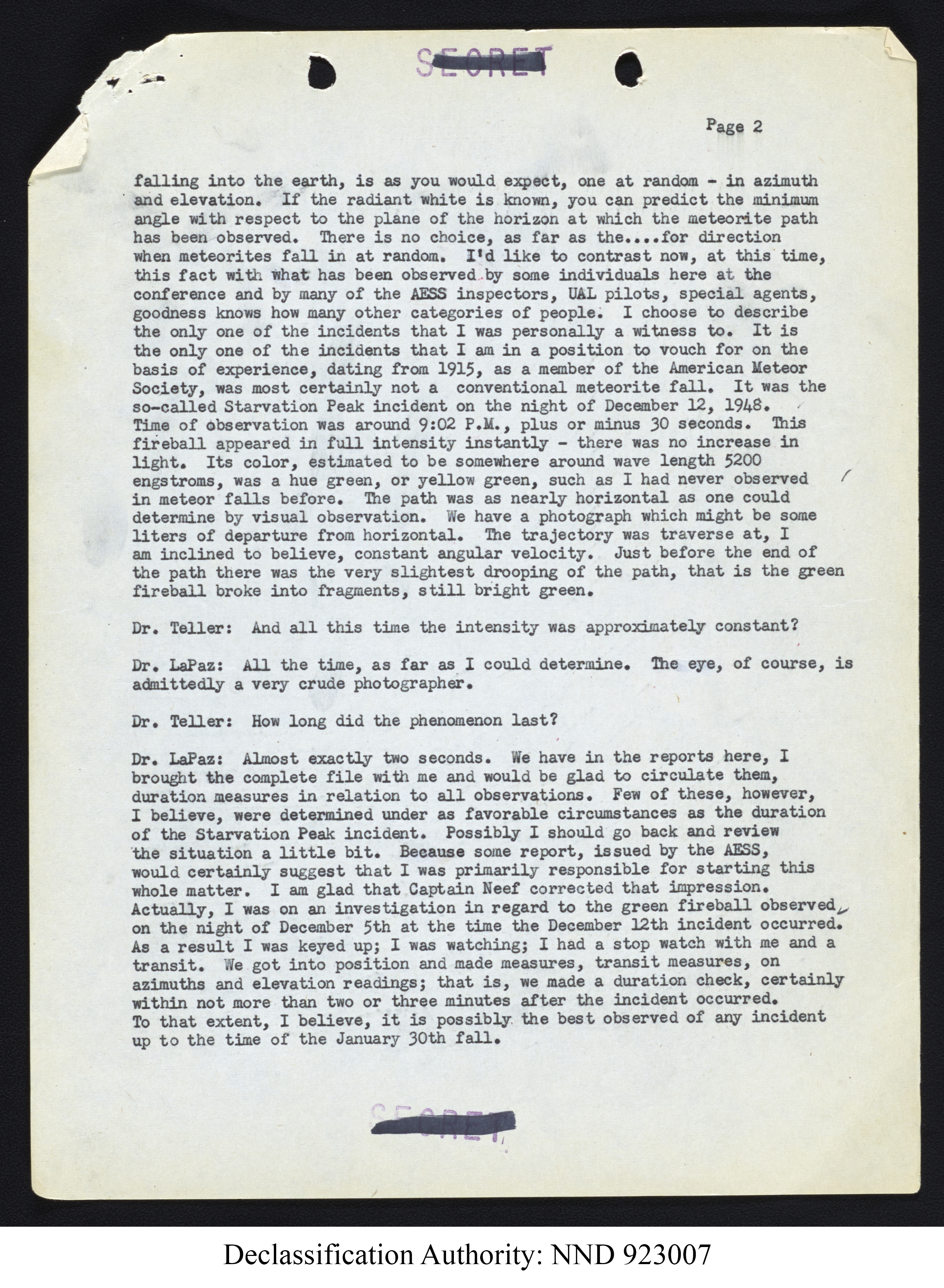 Doctor Edward Condon, University of Colorado Physicist Studying Unidentified Flying Objects