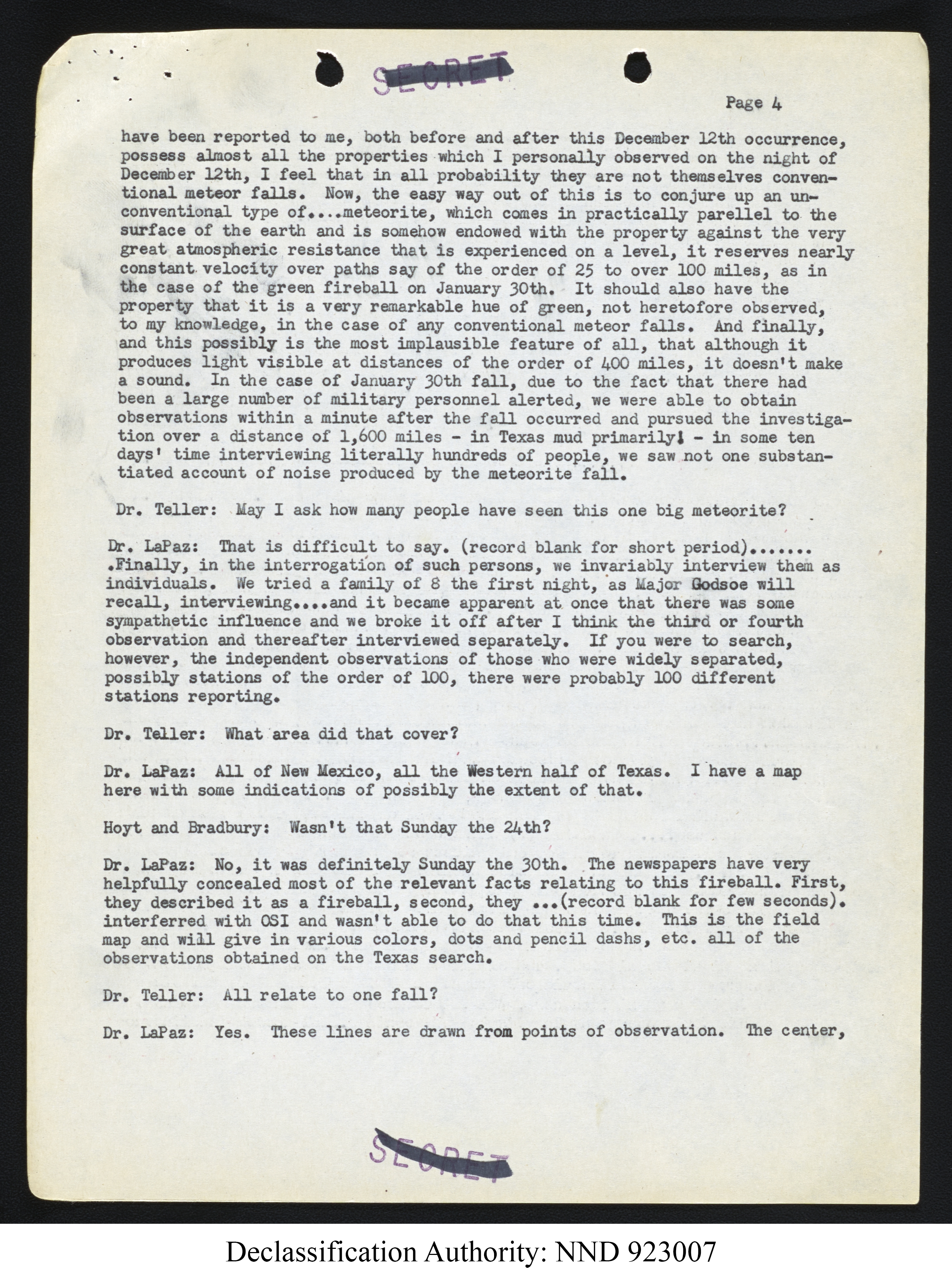 Doctor Edward Condon, University of Colorado Physicist Studying Unidentified Flying Objects