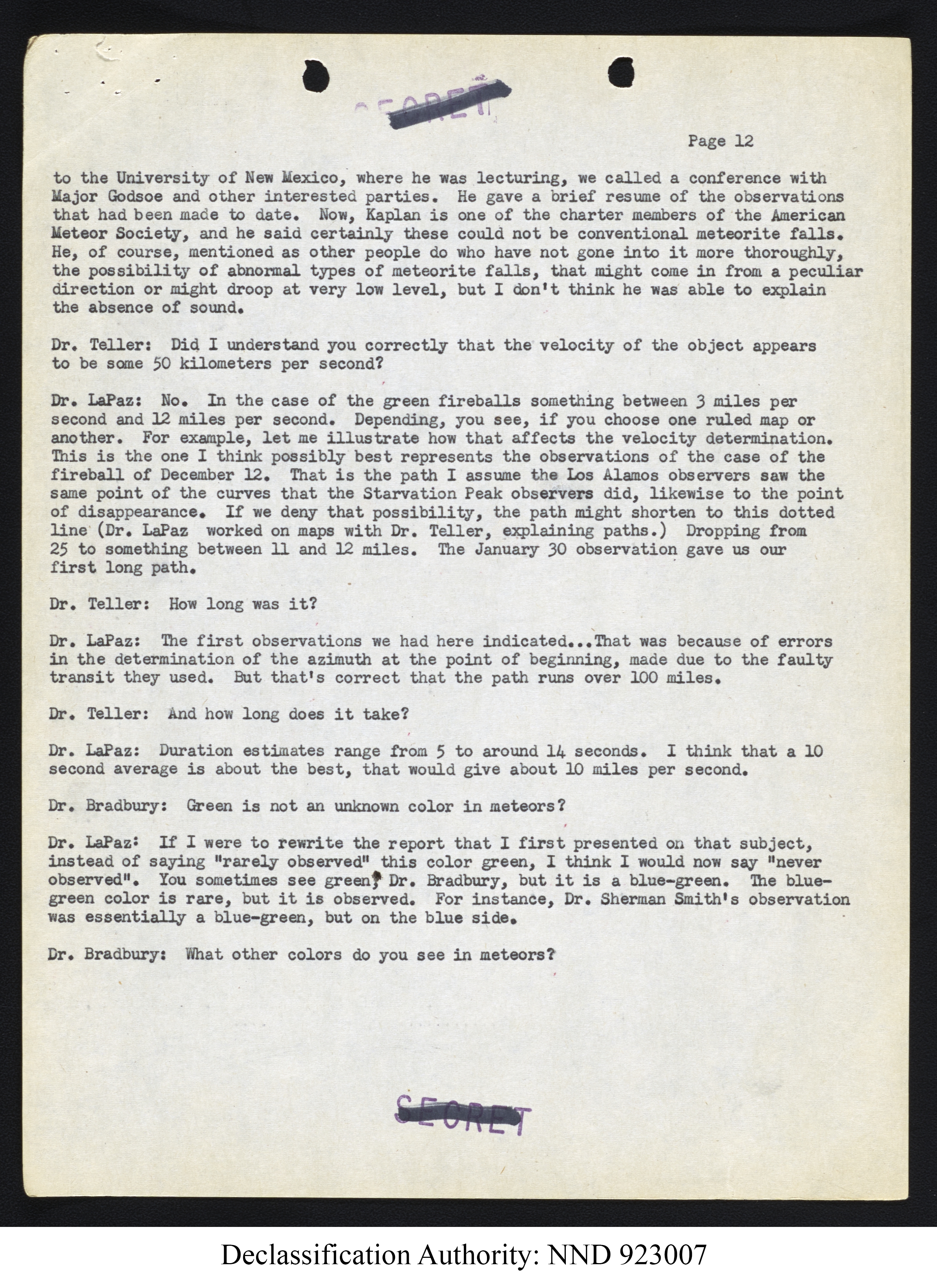 Doctor Edward Condon, University of Colorado Physicist Studying Unidentified Flying Objects