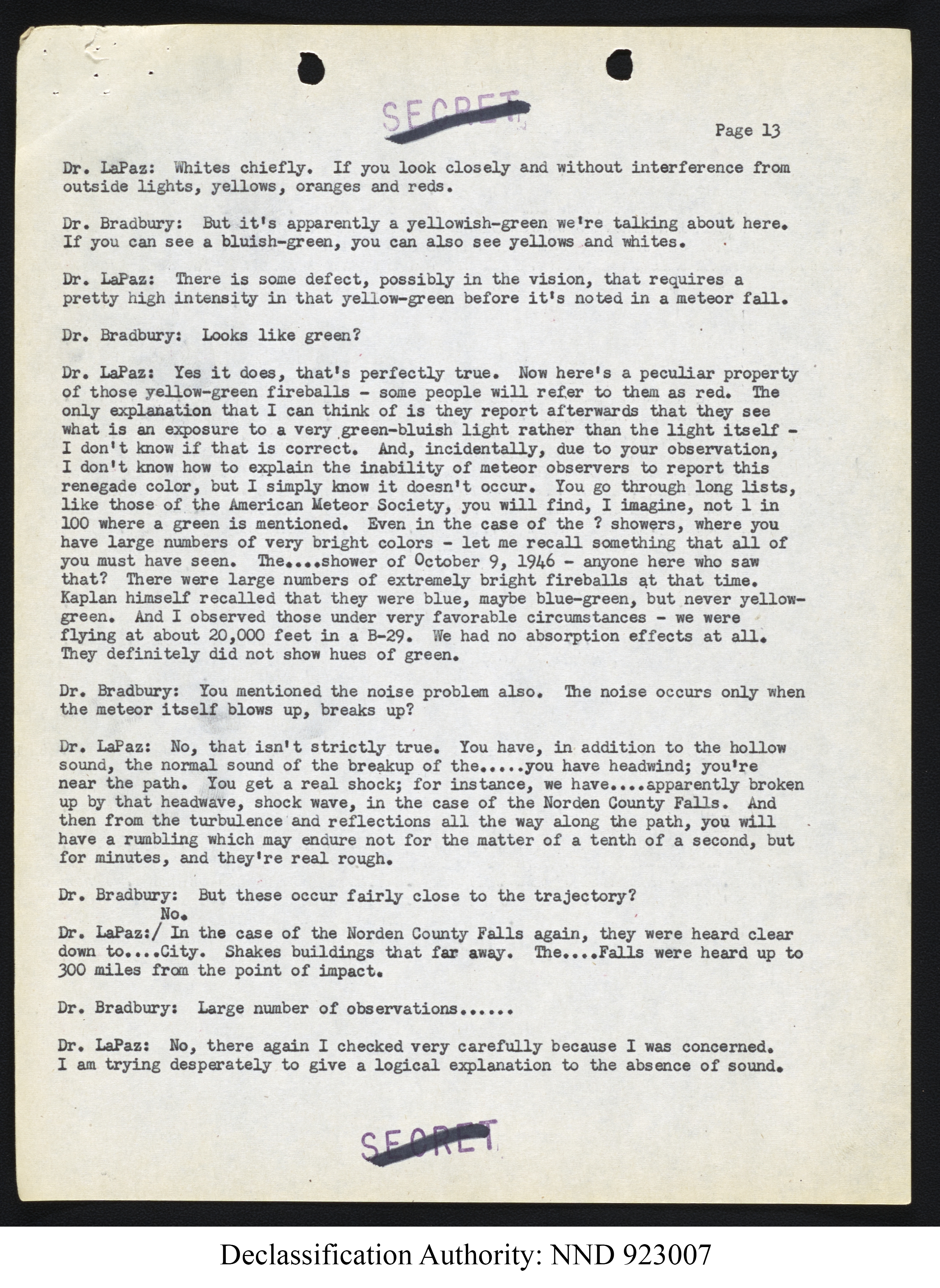 Doctor Edward Condon, University of Colorado Physicist Studying Unidentified Flying Objects