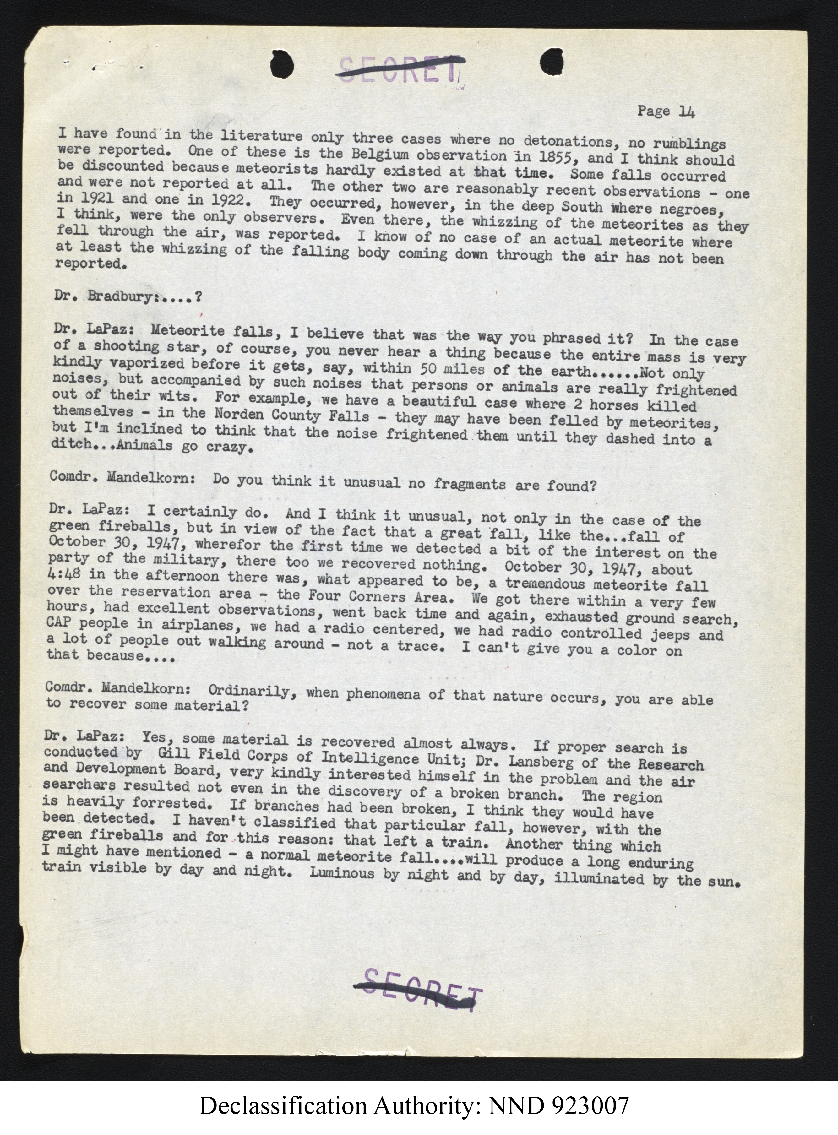 Doctor Edward Condon, University of Colorado Physicist Studying Unidentified Flying Objects