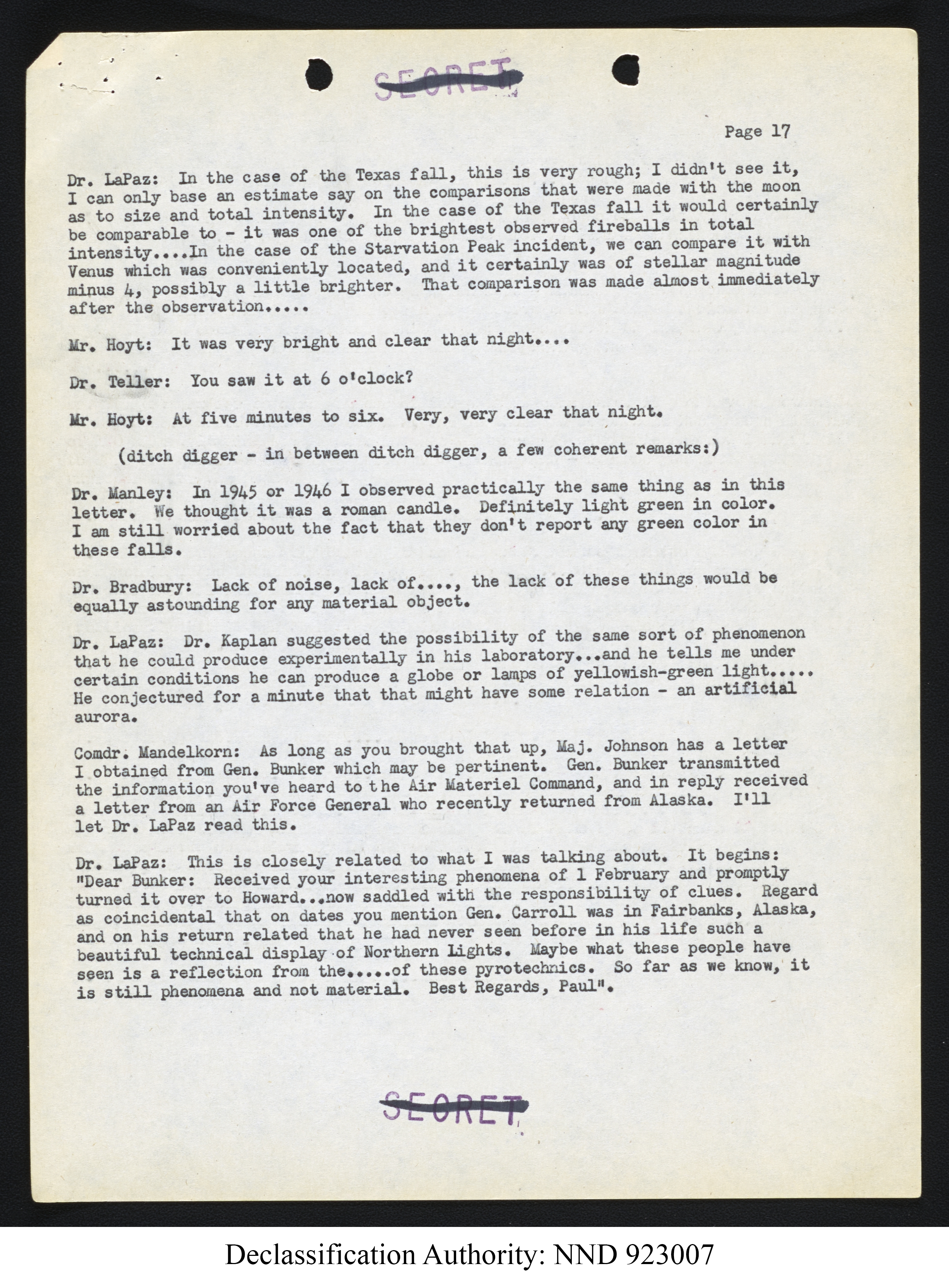 Doctor Edward Condon, University of Colorado Physicist Studying Unidentified Flying Objects