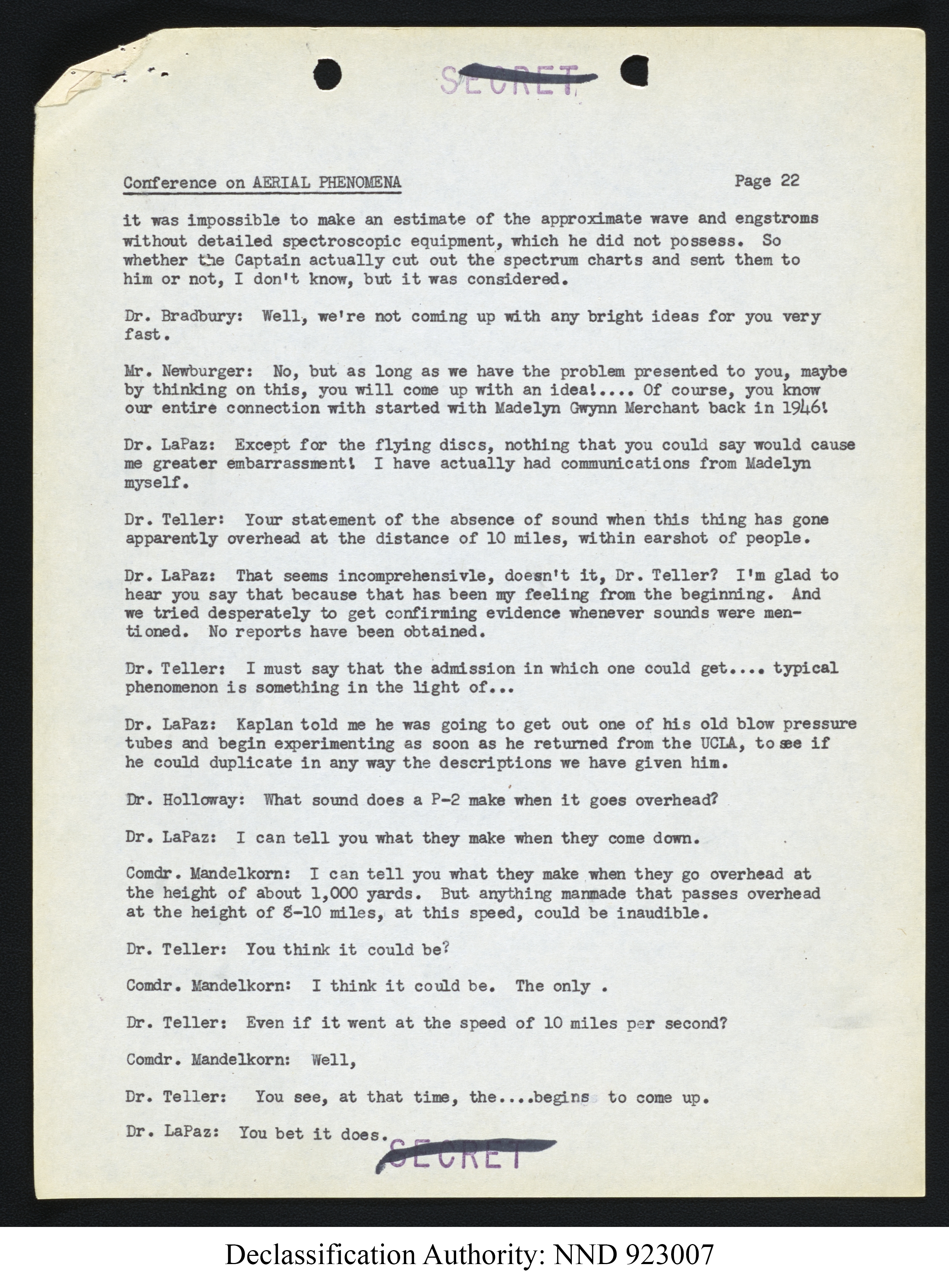 Doctor Edward Condon, University of Colorado Physicist Studying Unidentified Flying Objects