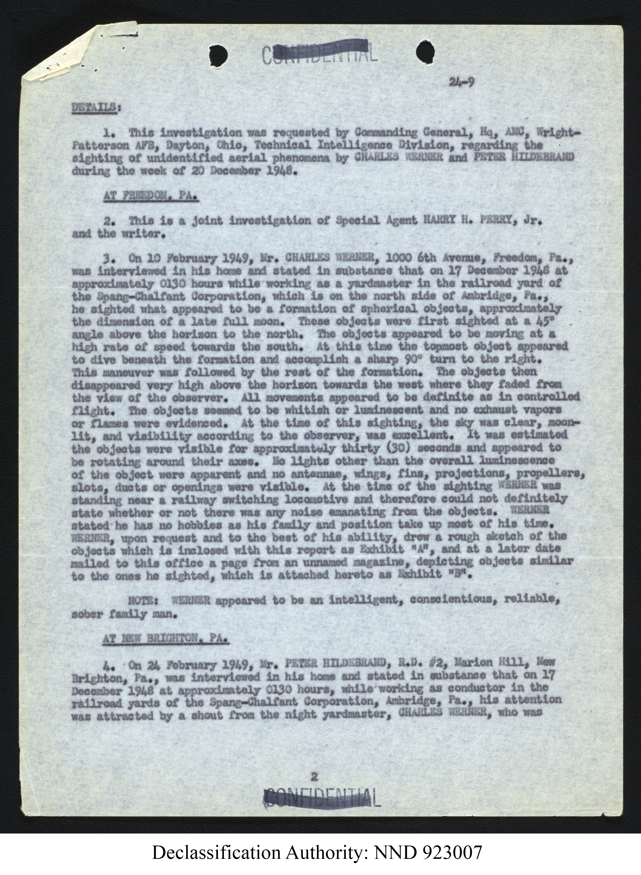 Doctor Edward Condon, University of Colorado Physicist Studying Unidentified Flying Objects