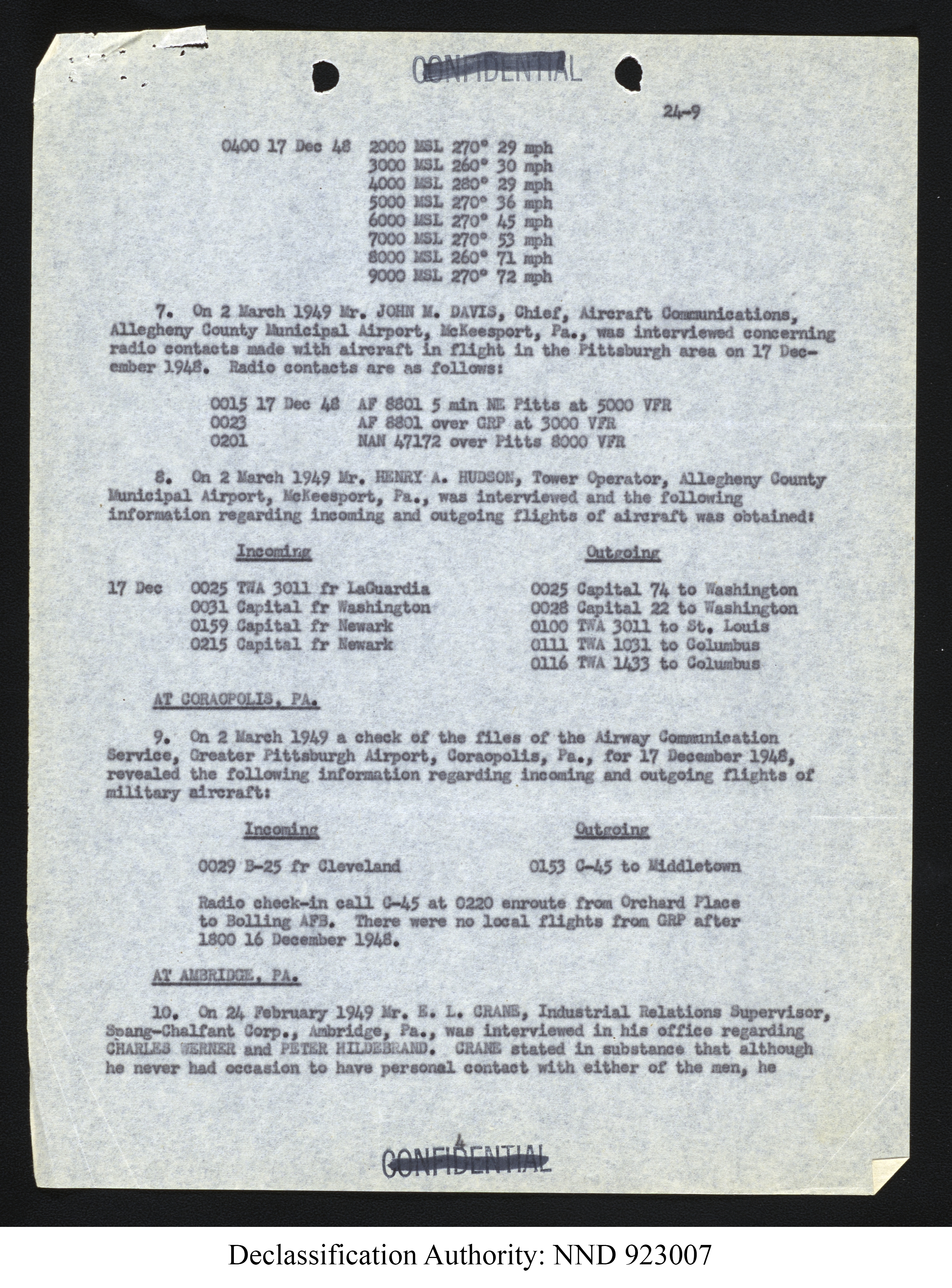 Doctor Edward Condon, University of Colorado Physicist Studying Unidentified Flying Objects