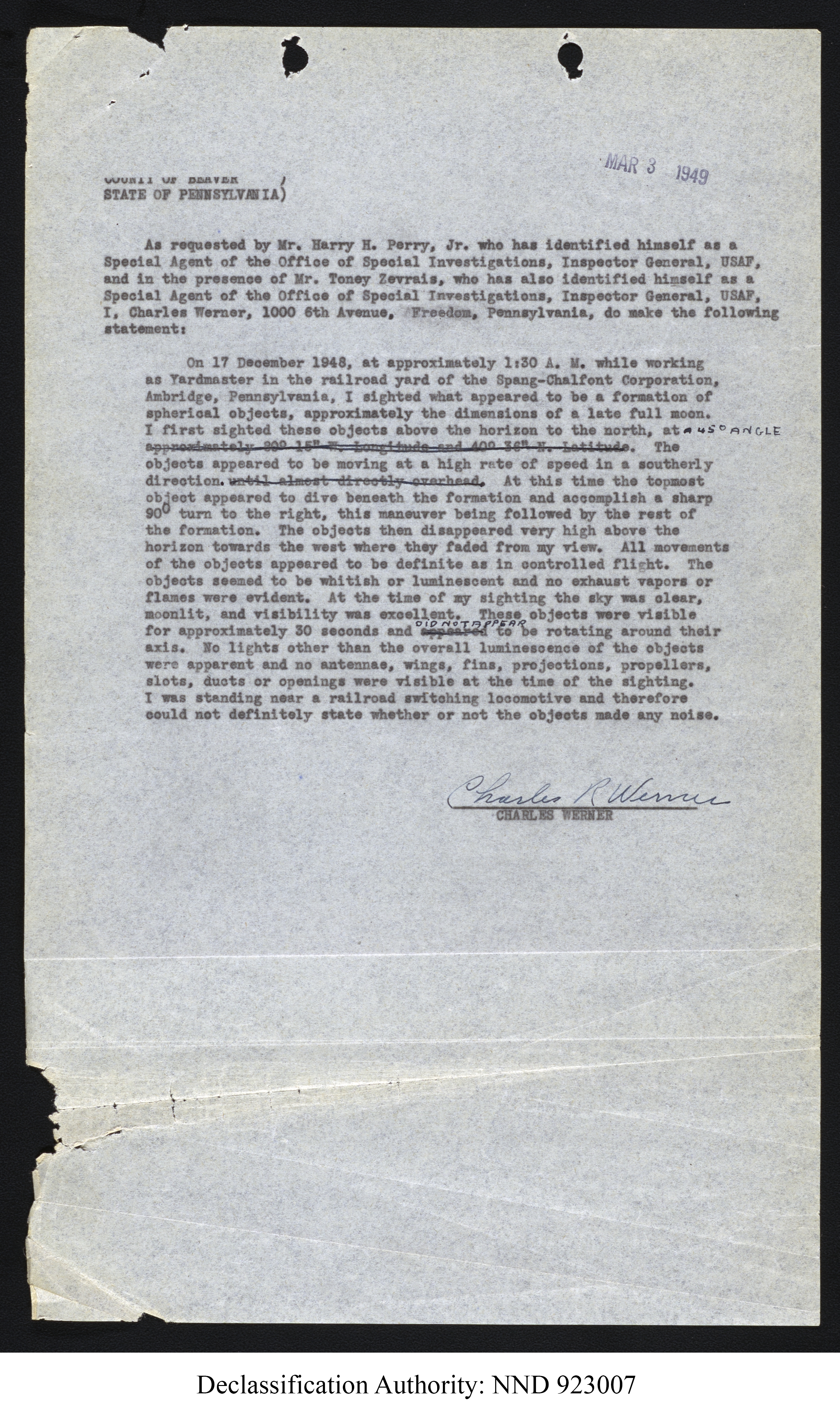 Doctor Edward Condon, University of Colorado Physicist Studying Unidentified Flying Objects
