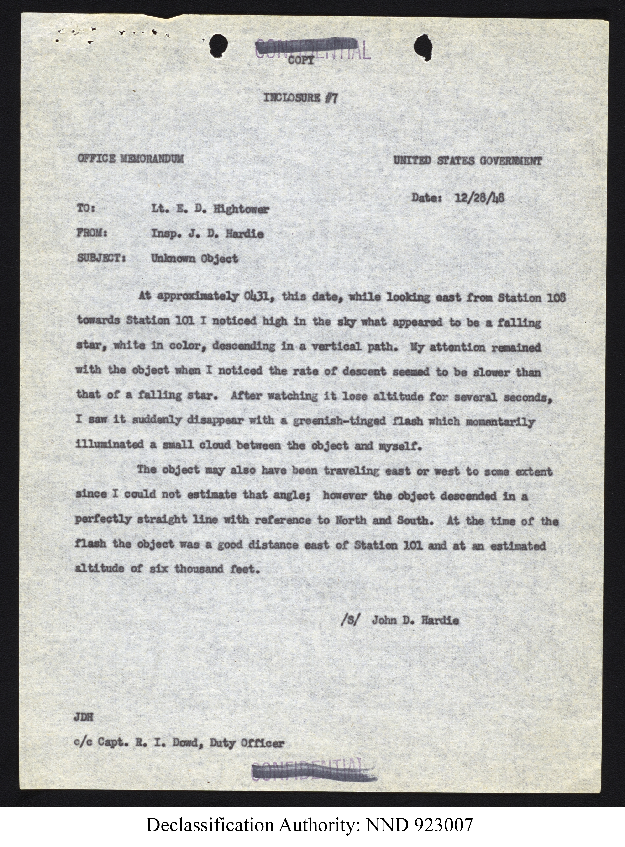 Doctor Edward Condon, University of Colorado Physicist Studying Unidentified Flying Objects