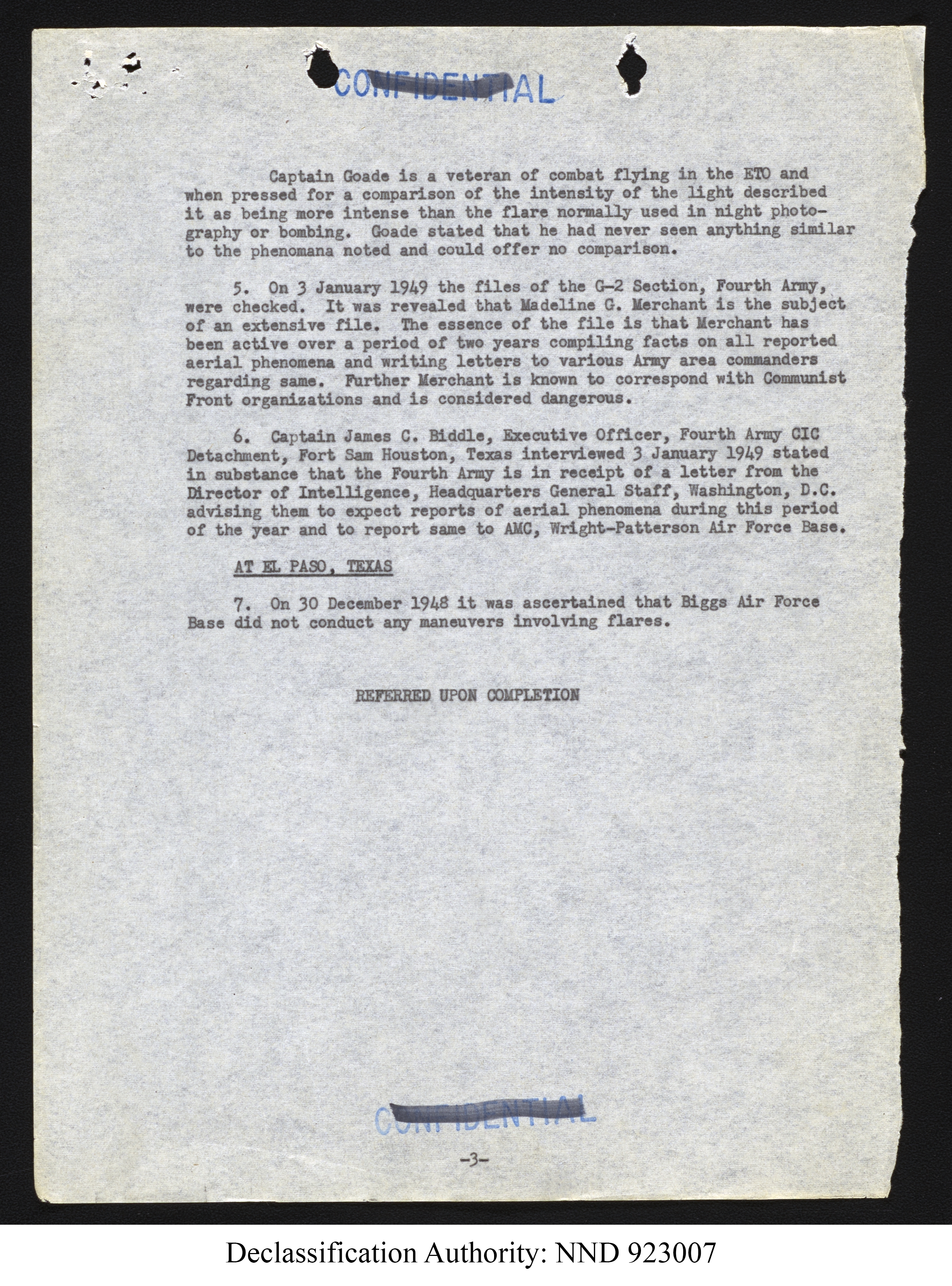 Doctor Edward Condon, University of Colorado Physicist Studying Unidentified Flying Objects
