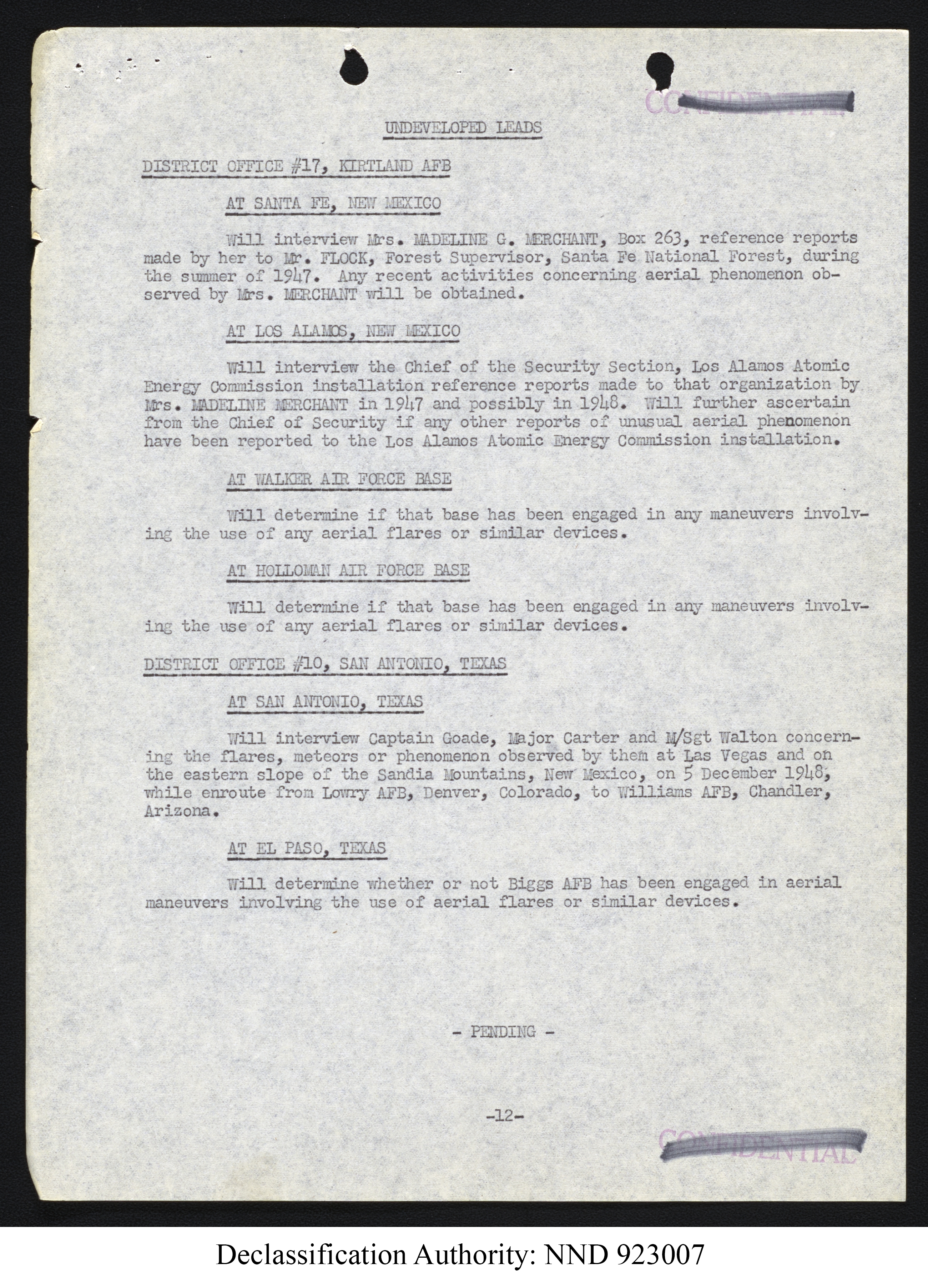Doctor Edward Condon, University of Colorado Physicist Studying Unidentified Flying Objects