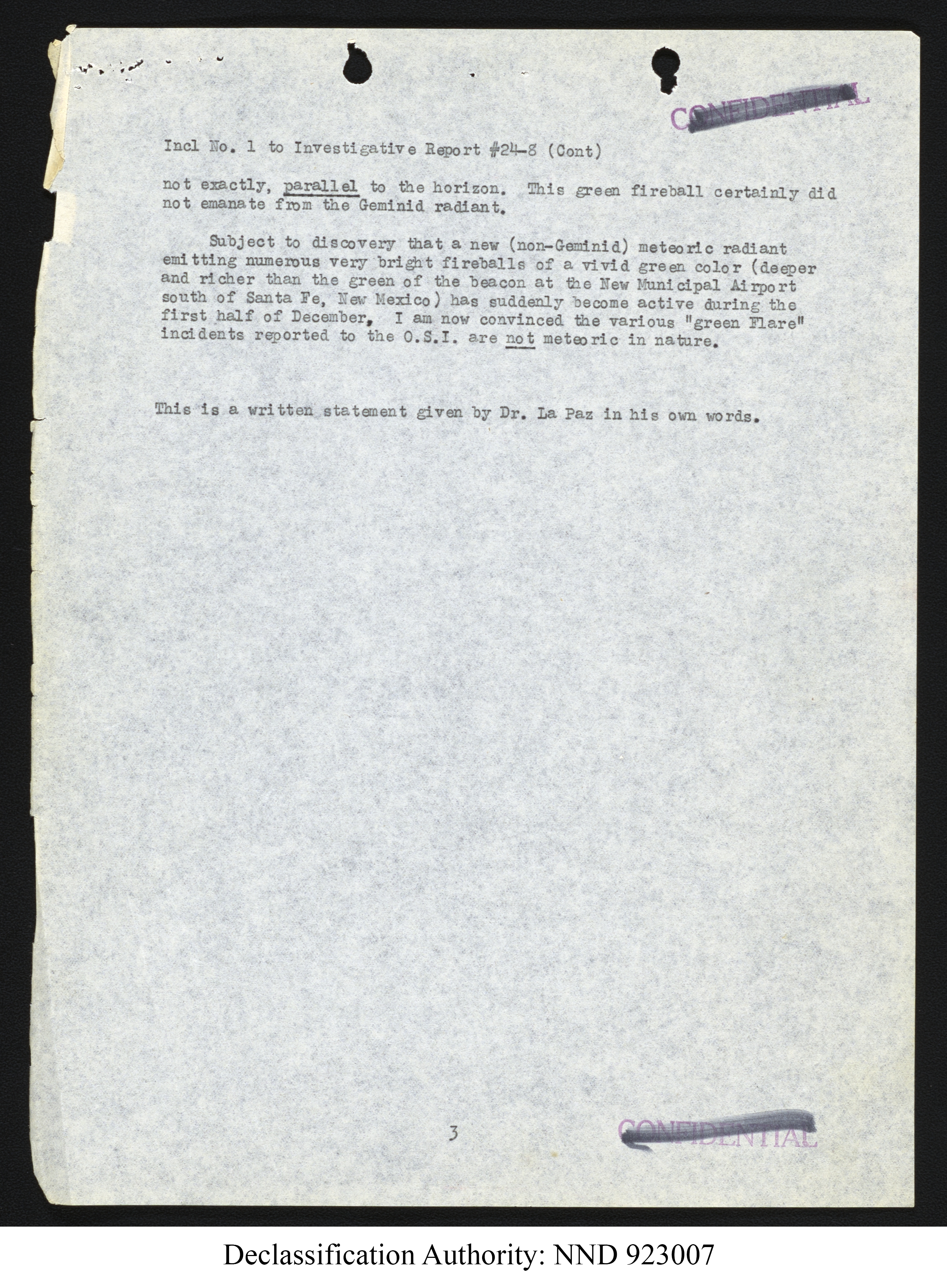 Doctor Edward Condon, University of Colorado Physicist Studying Unidentified Flying Objects