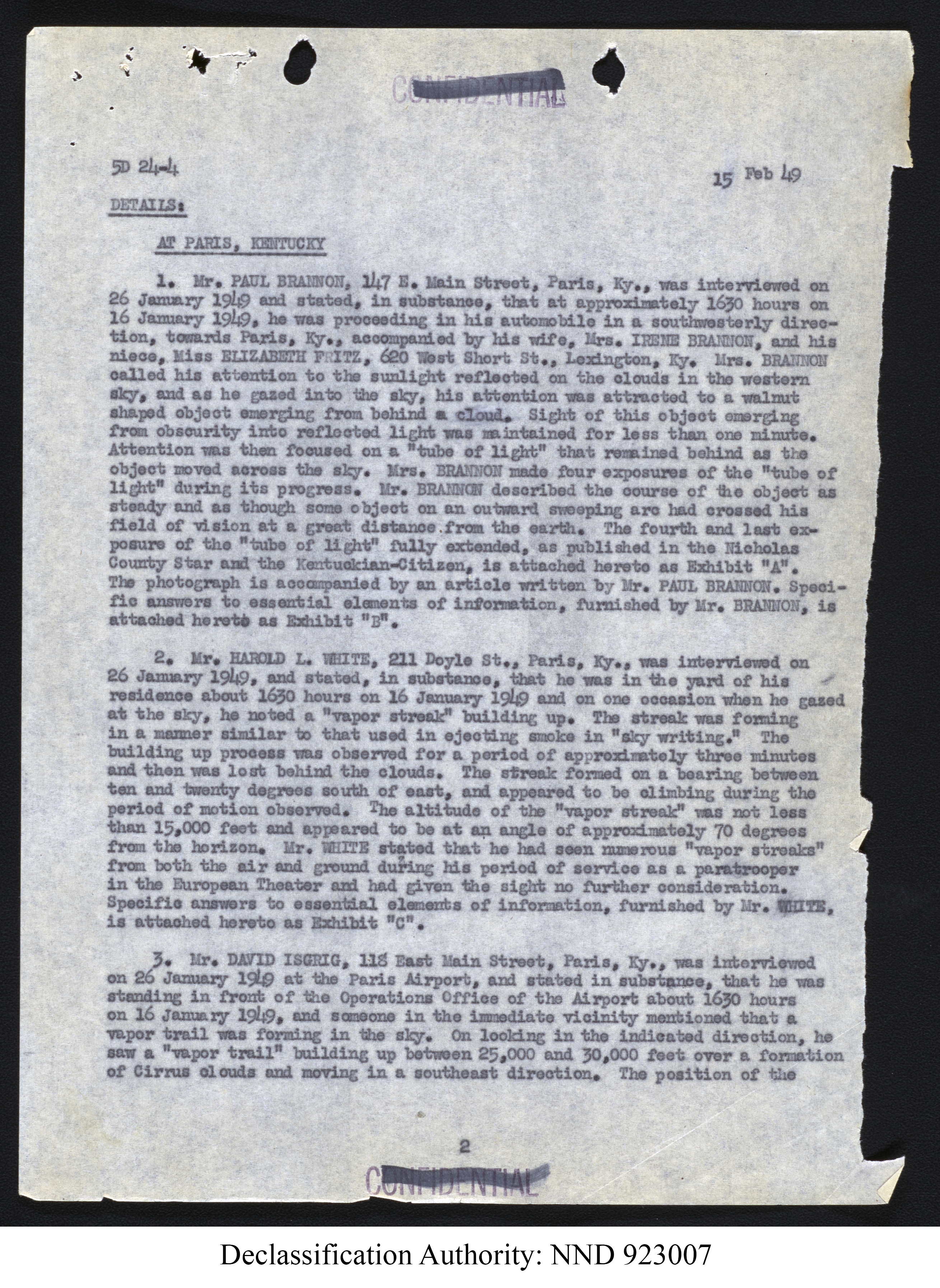 Doctor Edward Condon, University of Colorado Physicist Studying Unidentified Flying Objects