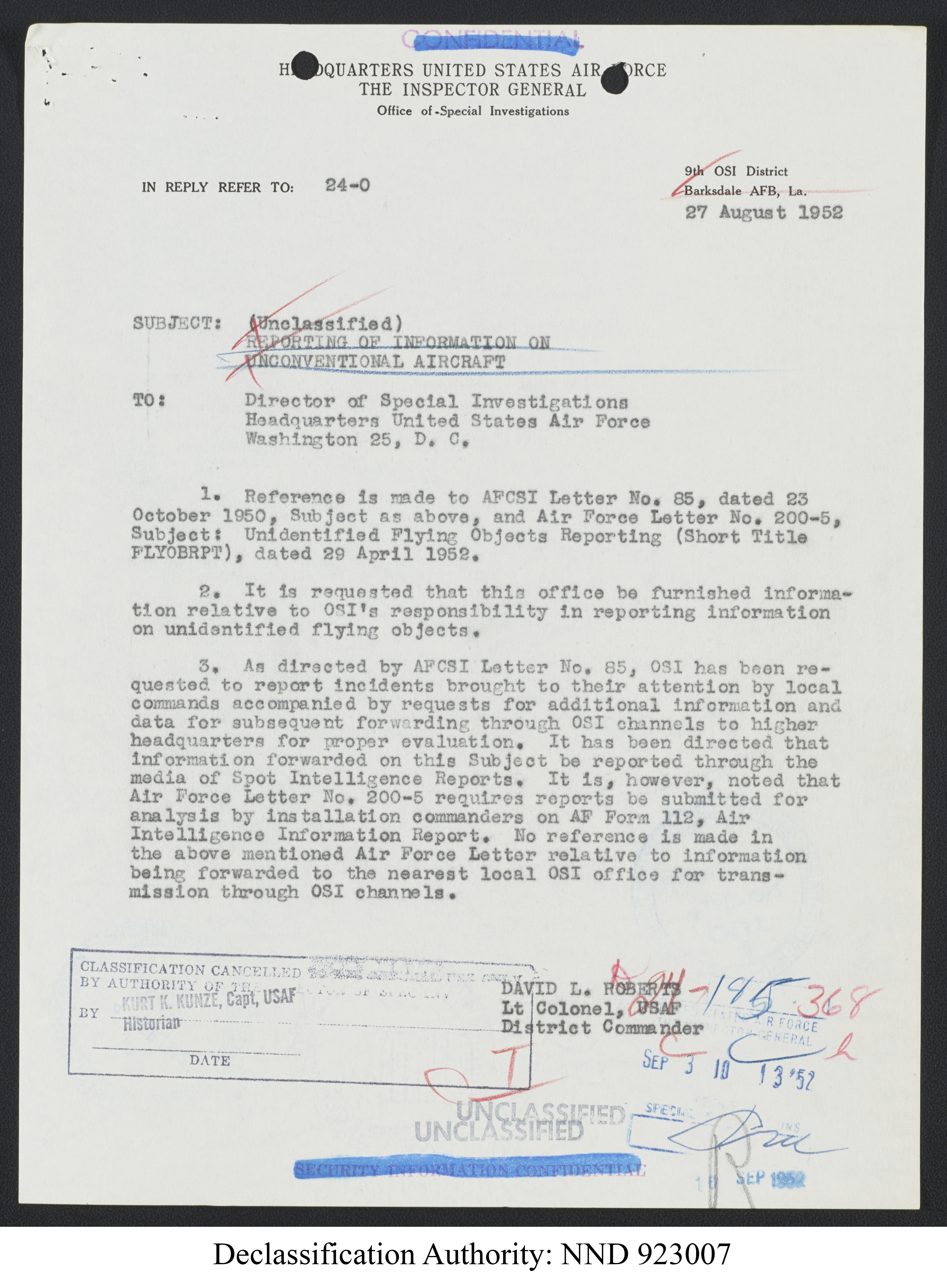 Doctor Edward Condon, University of Colorado Physicist Studying Unidentified Flying Objects